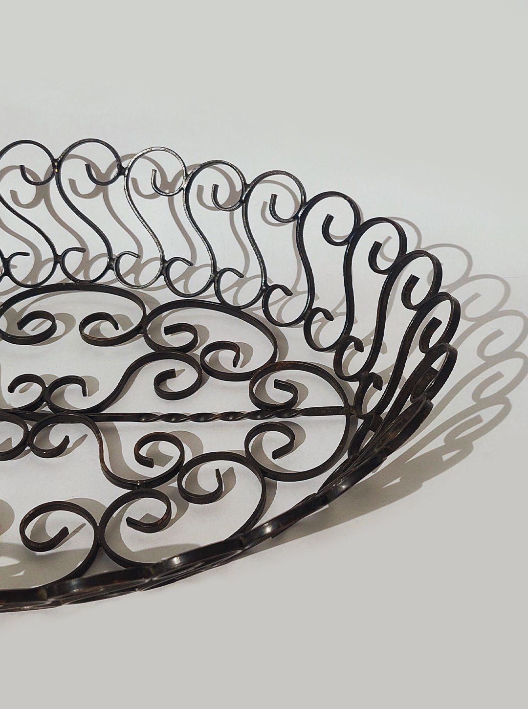 Wrough Iron Basket, 1950s