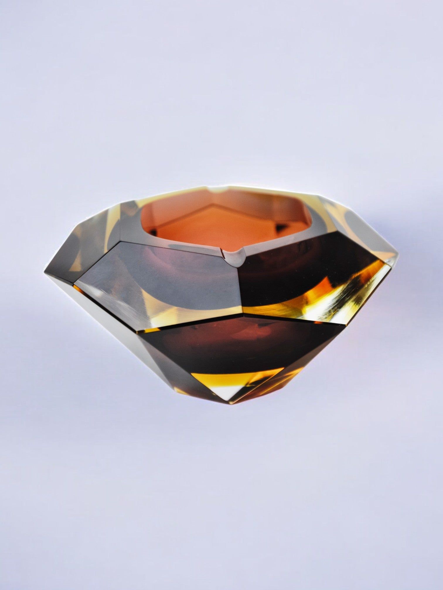 Sommerso Ashtray by Seguso, Italy, 1970s