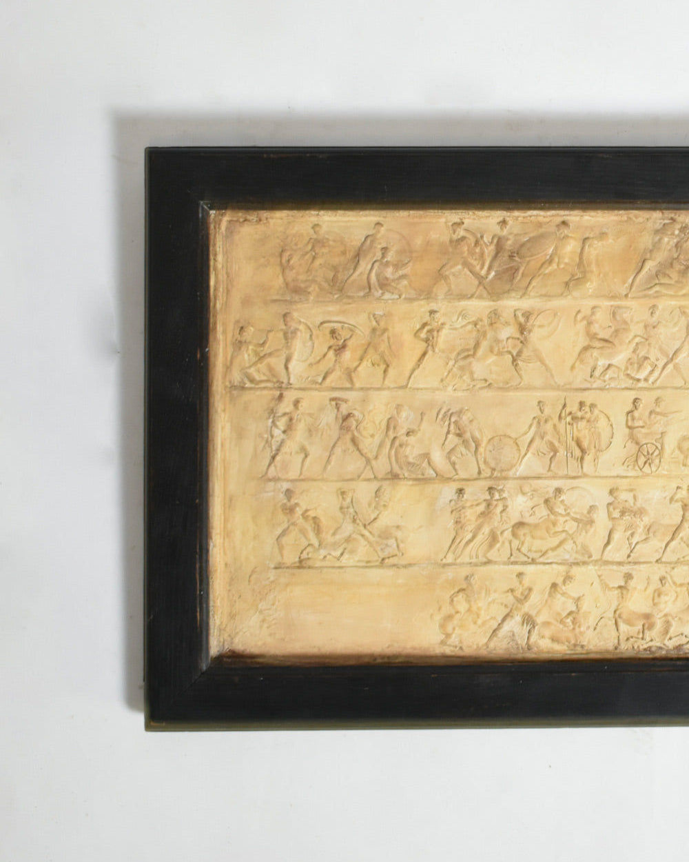Plaster Mythological Bas-relief, 1940s.