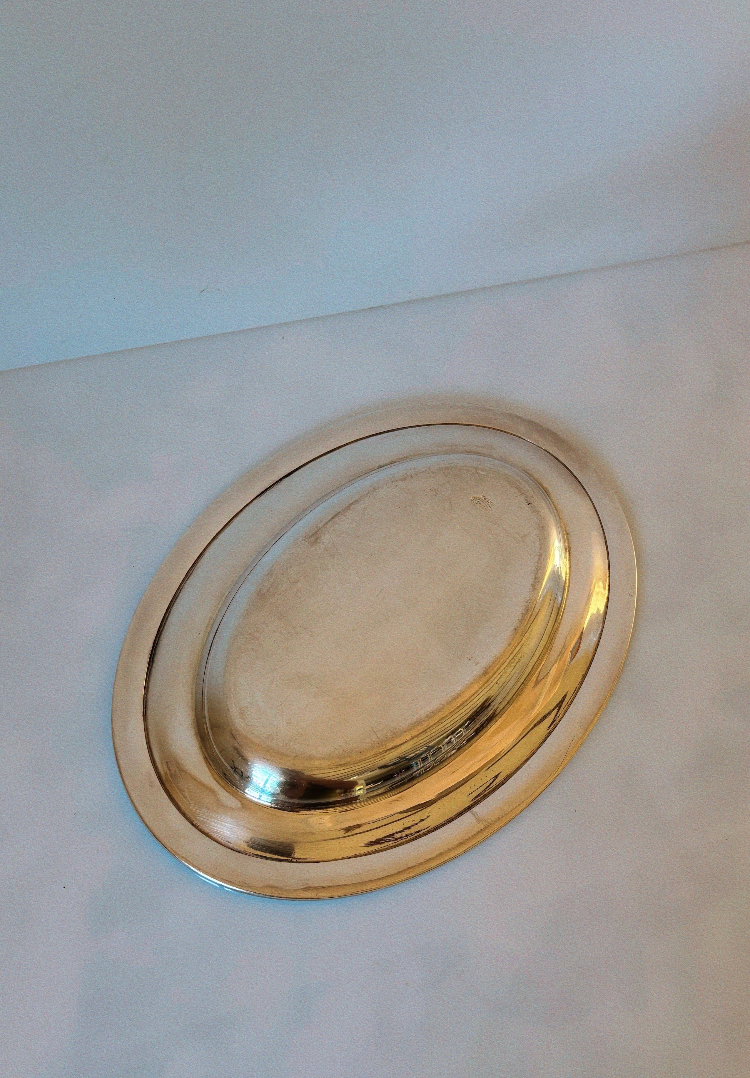 Silver Plated Oval Platter