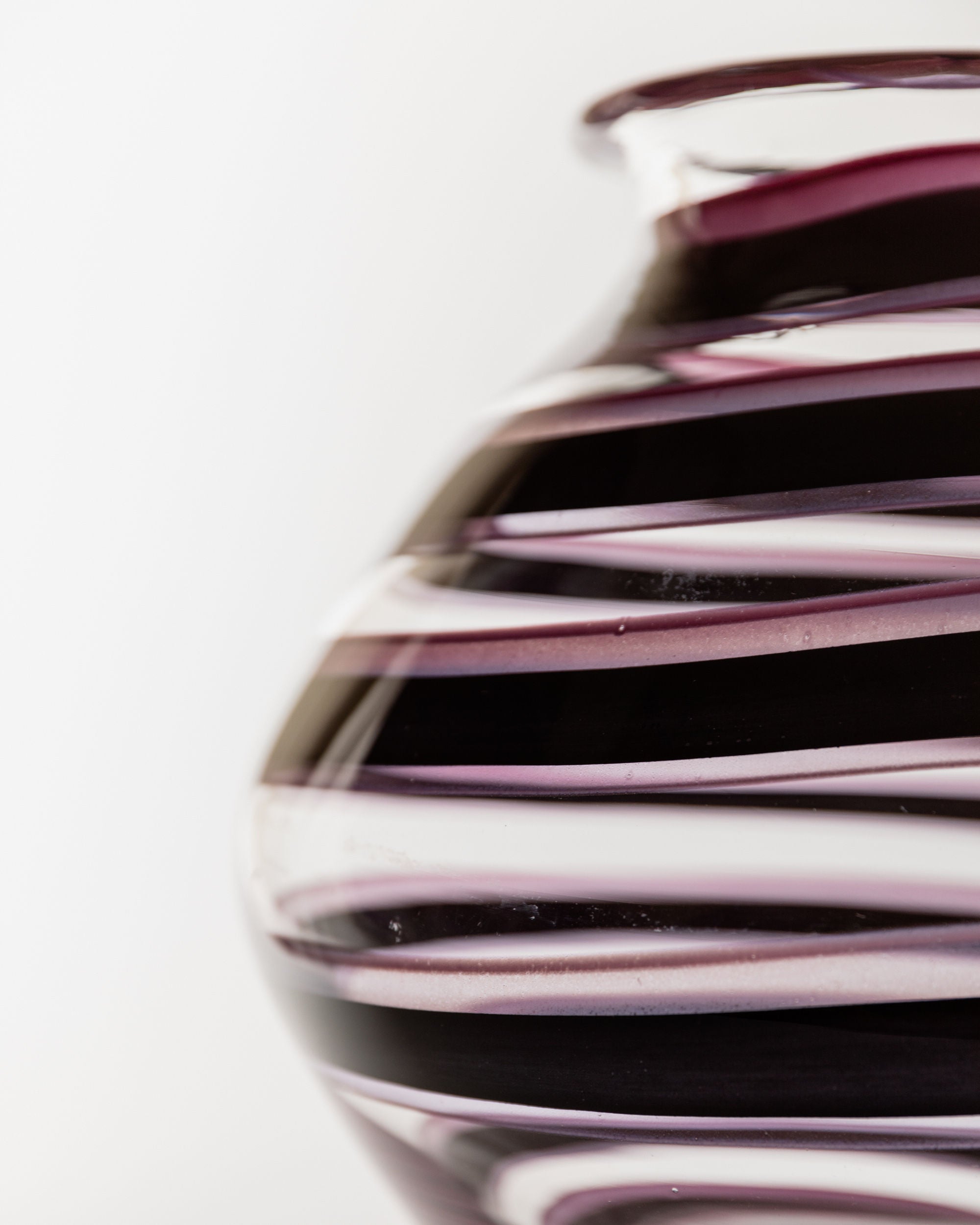 Murano Glass Vase, Italy 1970s