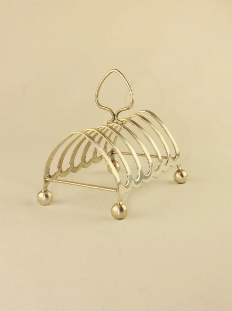 Toast Rack with 6 Slots for Holding Toast in Stainless Steel