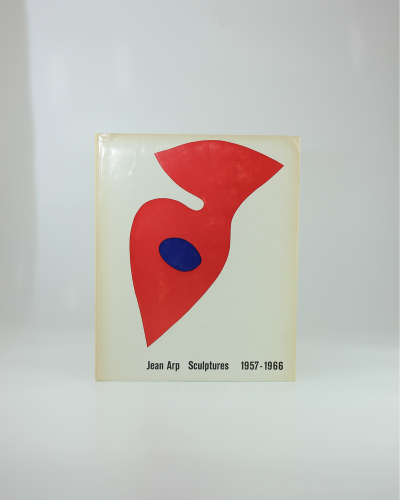 Jean Arp Sculptures 1957-1966 Book by Boga Avante Shop | The Oblist — hardcover, red and blue design