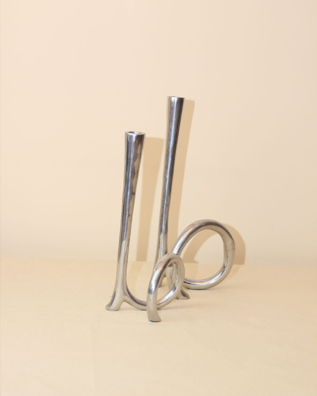 Cast Aluminum Candleholders