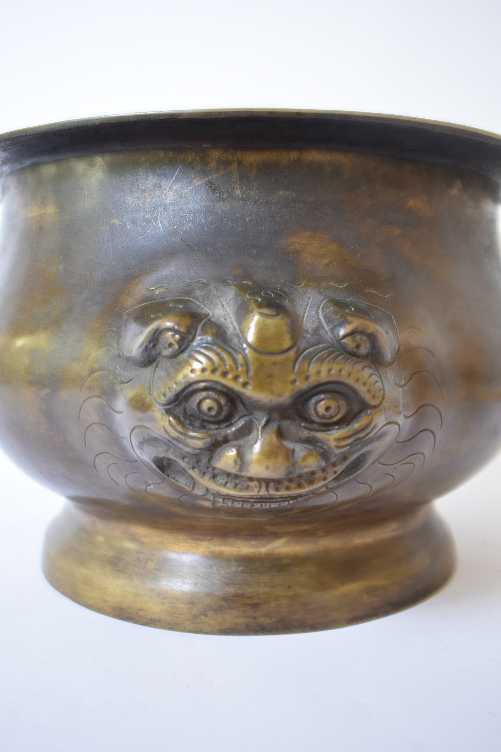 Bronze Cup with Animals Figures Handles, XIXth c