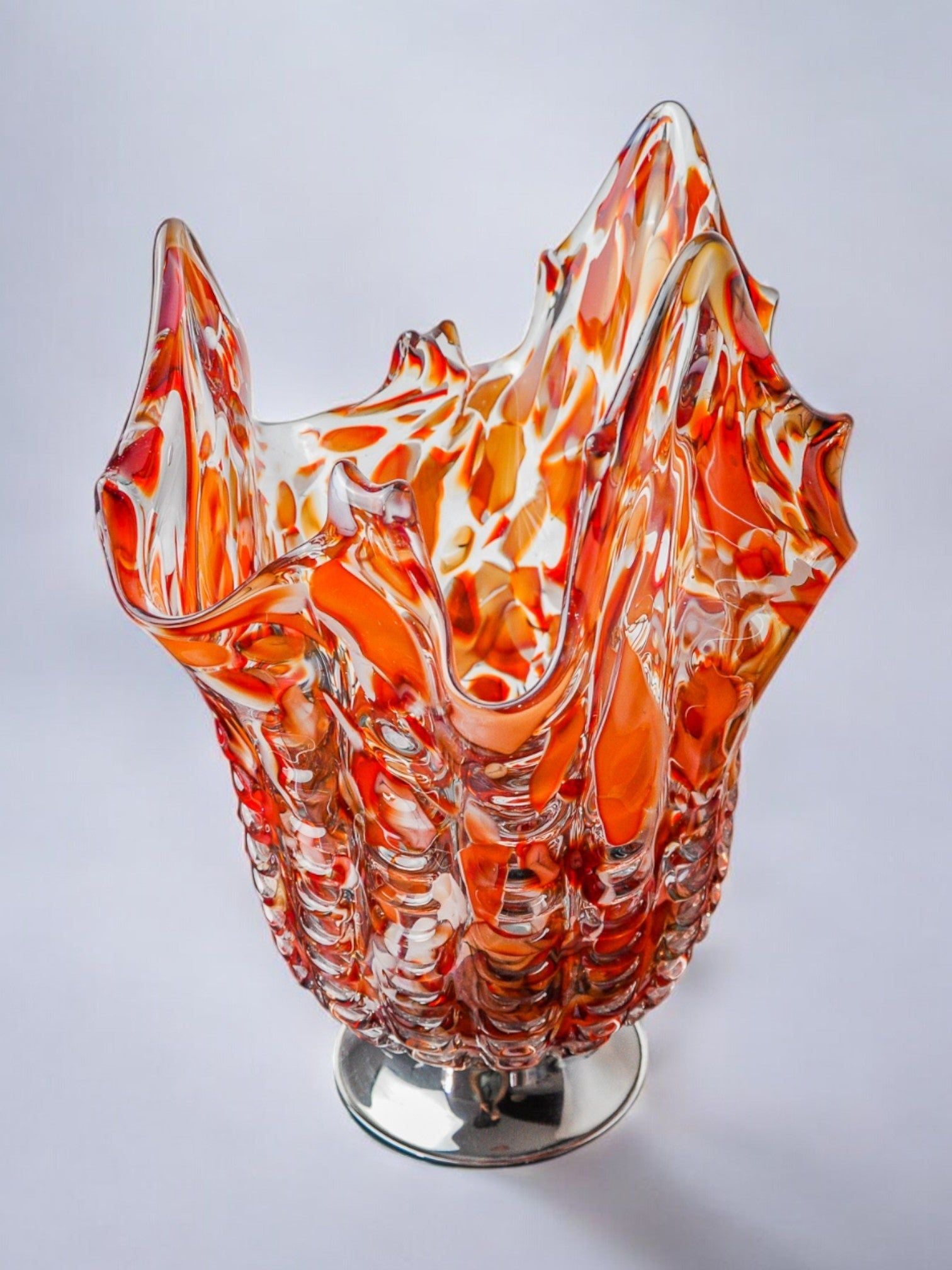 Seguso Vase in Murano Glass, Italy, 1960s