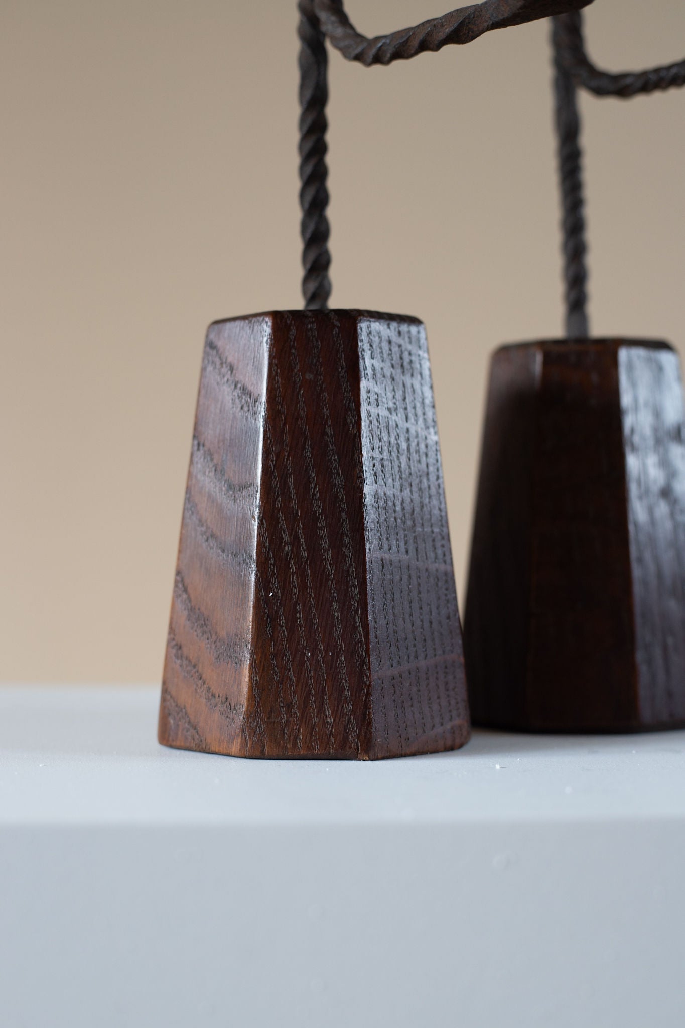 Pair of Antique Rushlight Holders