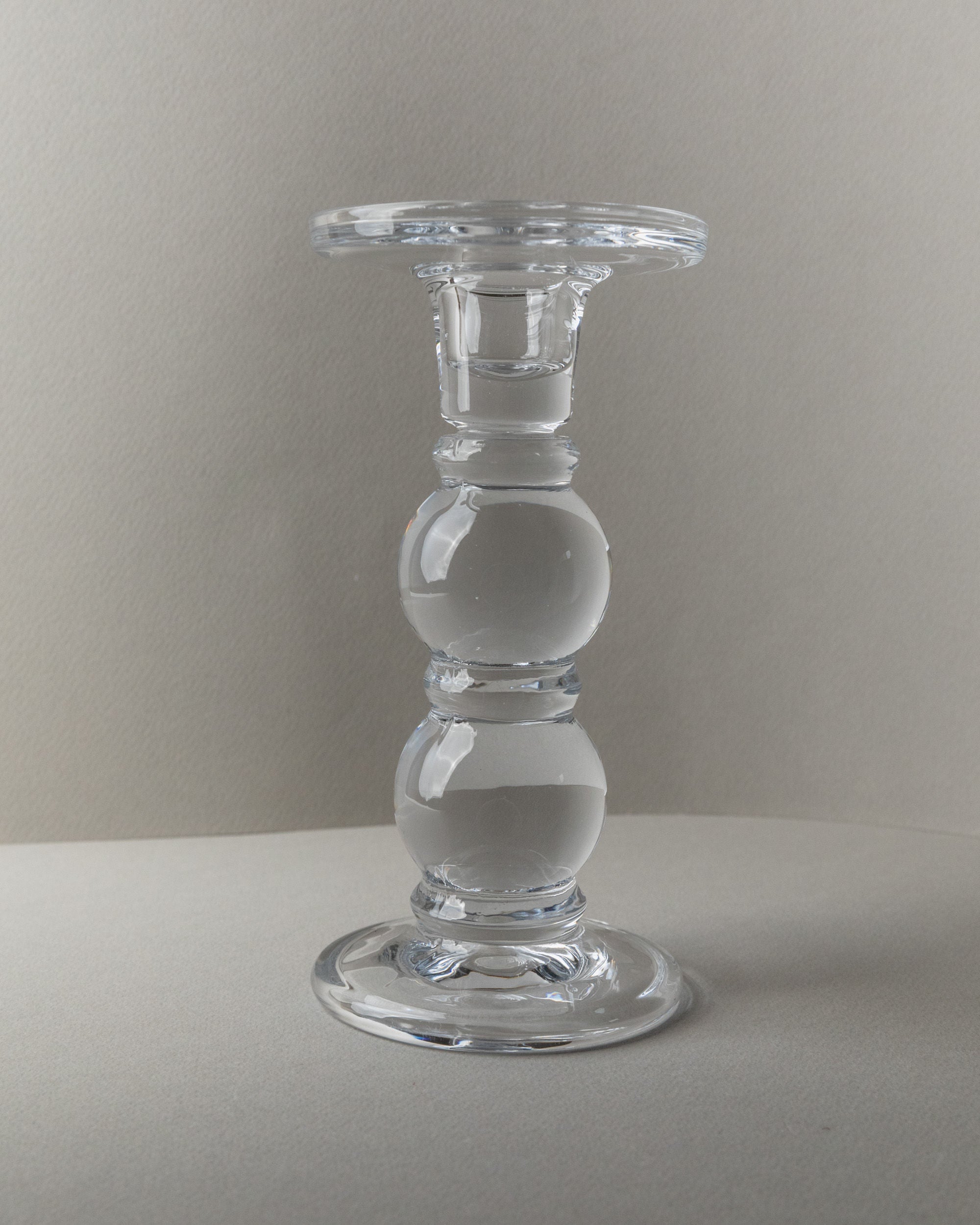 Bougeoirs en verre, Italie années 1990