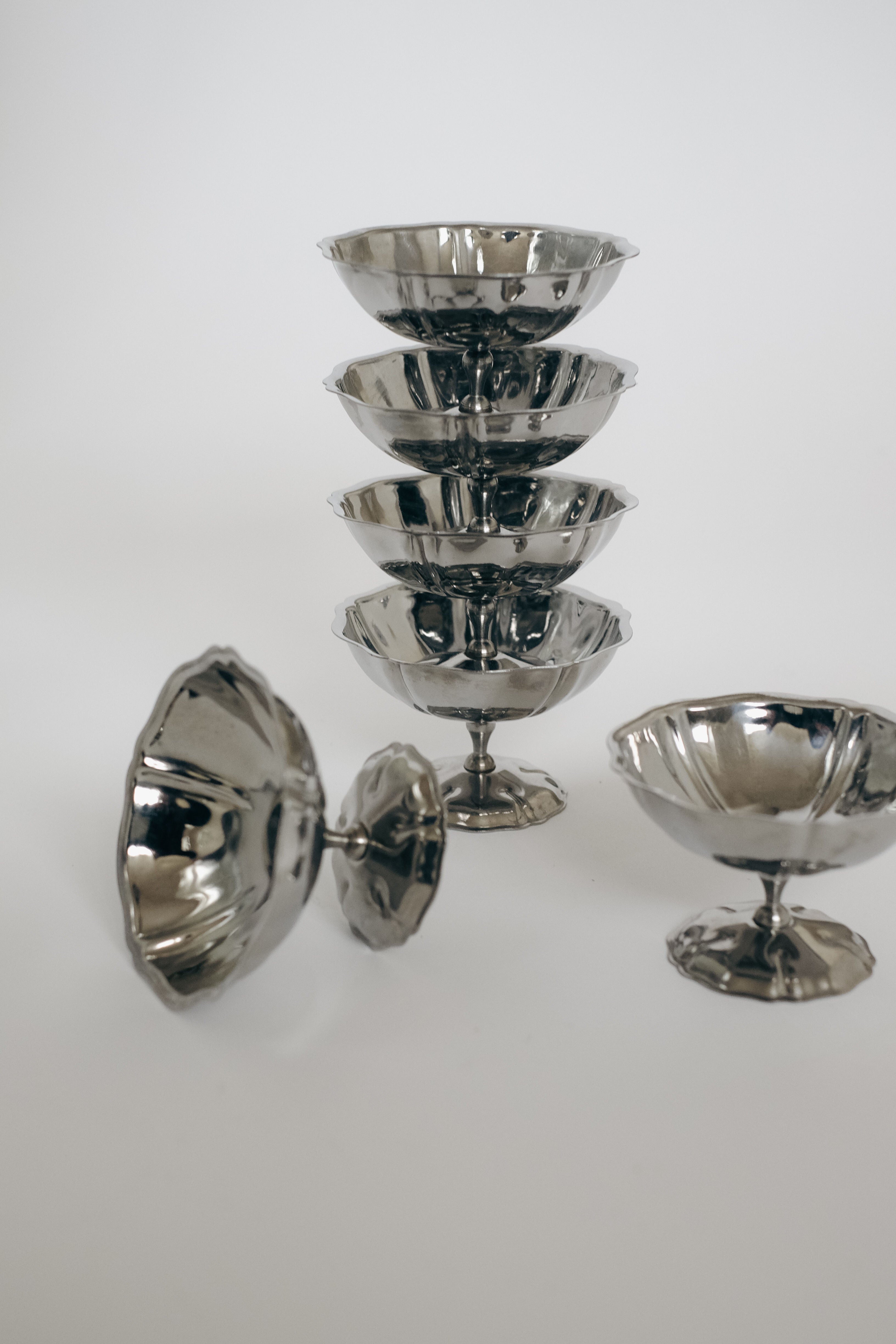 Set of Six Ice Coupes