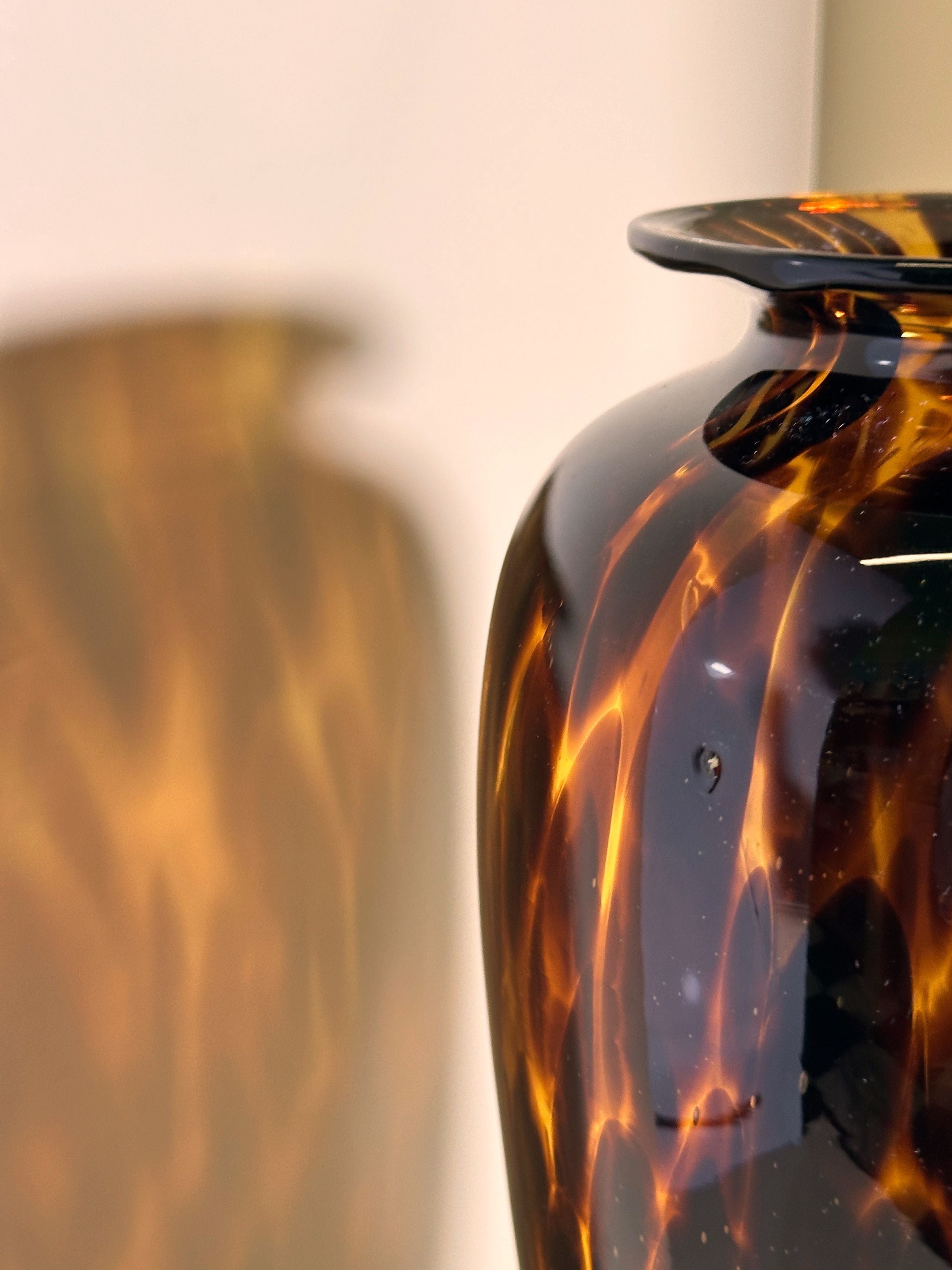 Tall Murano Tortoise Vase by Dodo Vintage | The Oblist