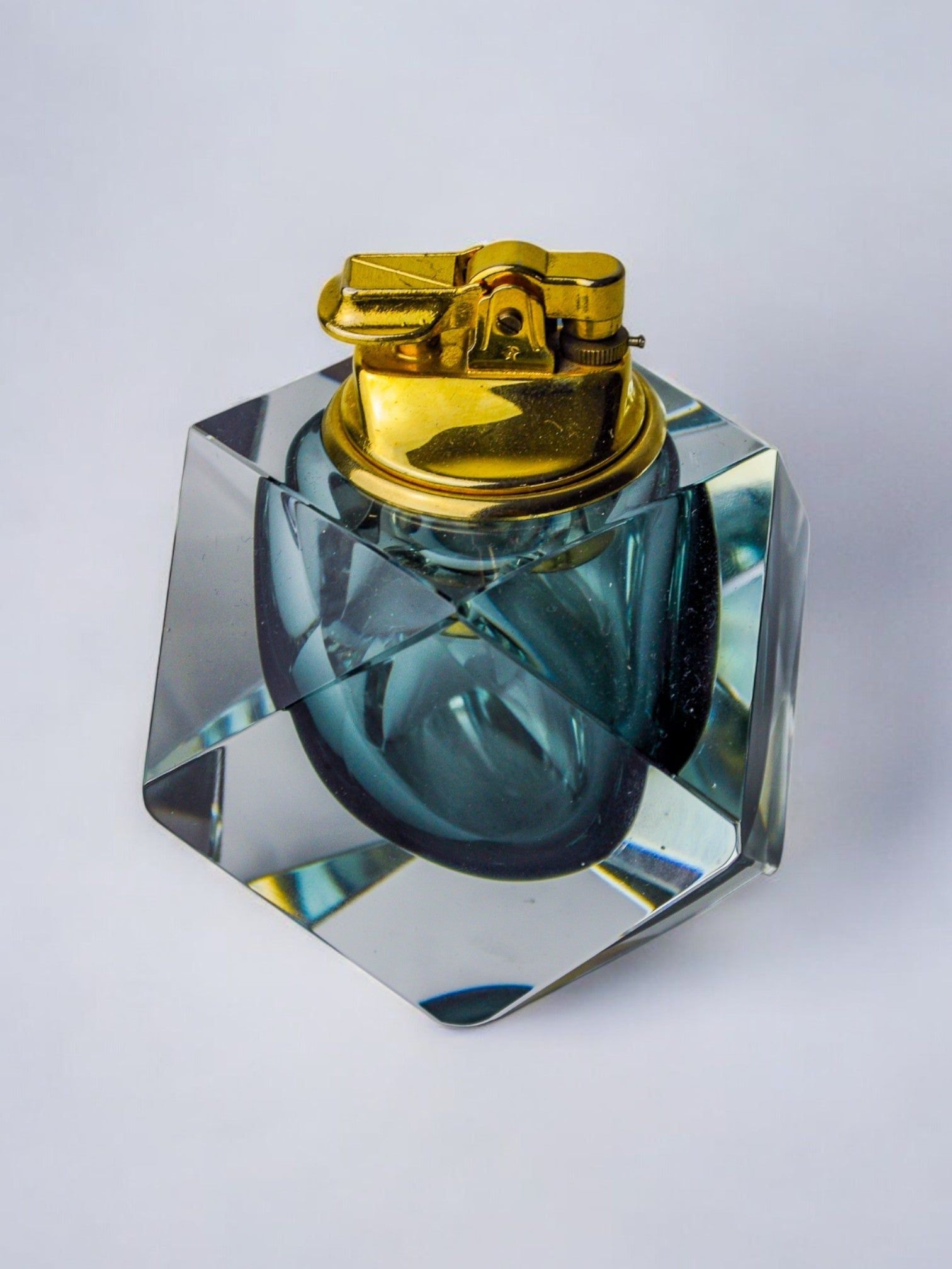 Sommerso Lighter by Seguso, Murano, Italy, 1970s