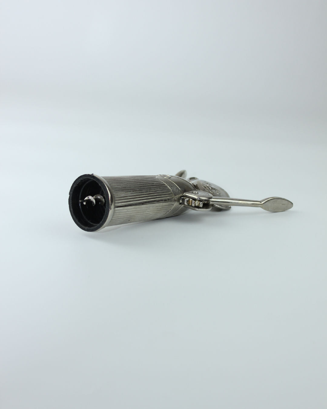 Silver Corkscrew by Aldo Columbo 1980s