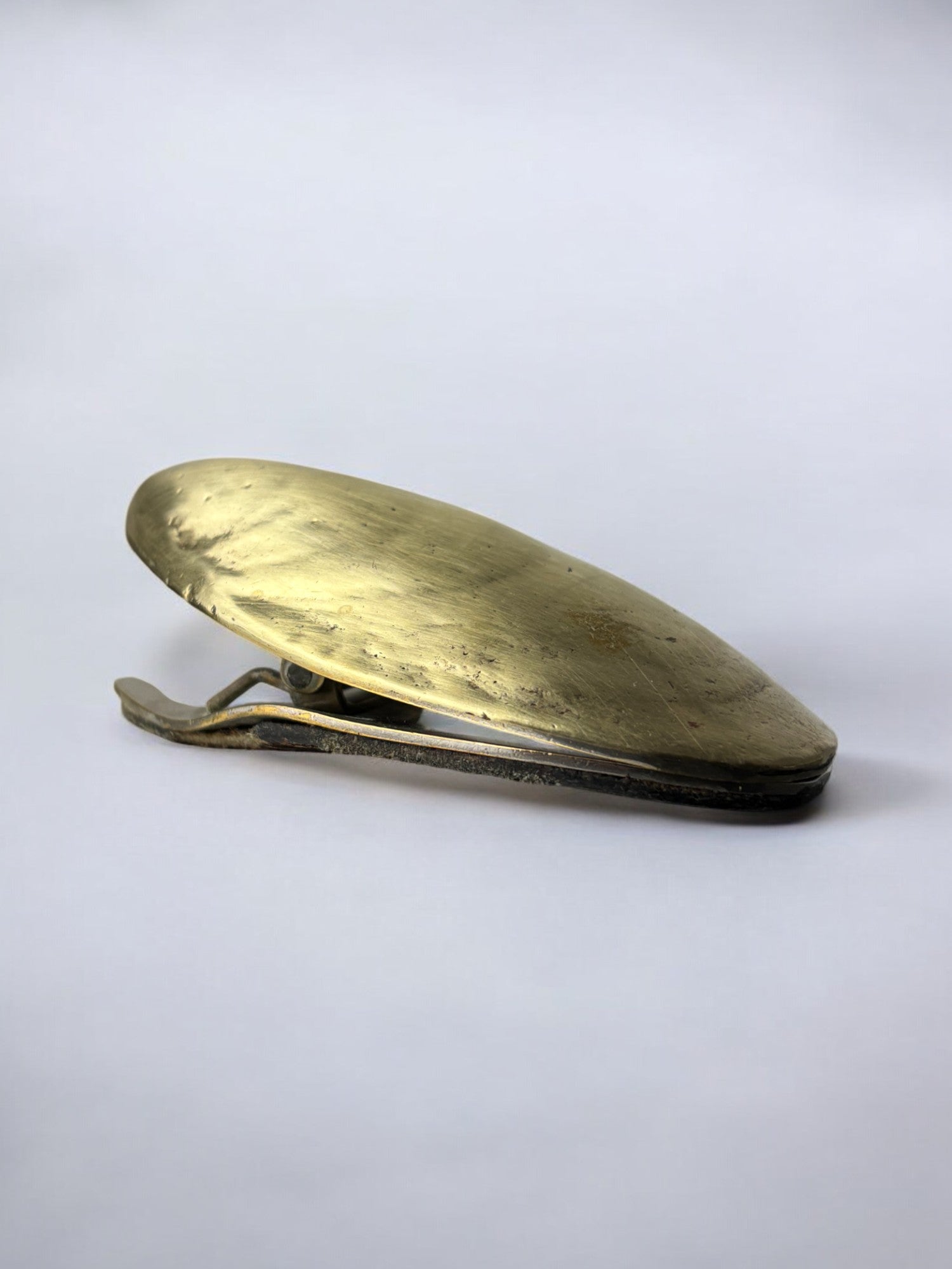 Trombone en Coquille de Moule en Laiton, Italie, Années 1970