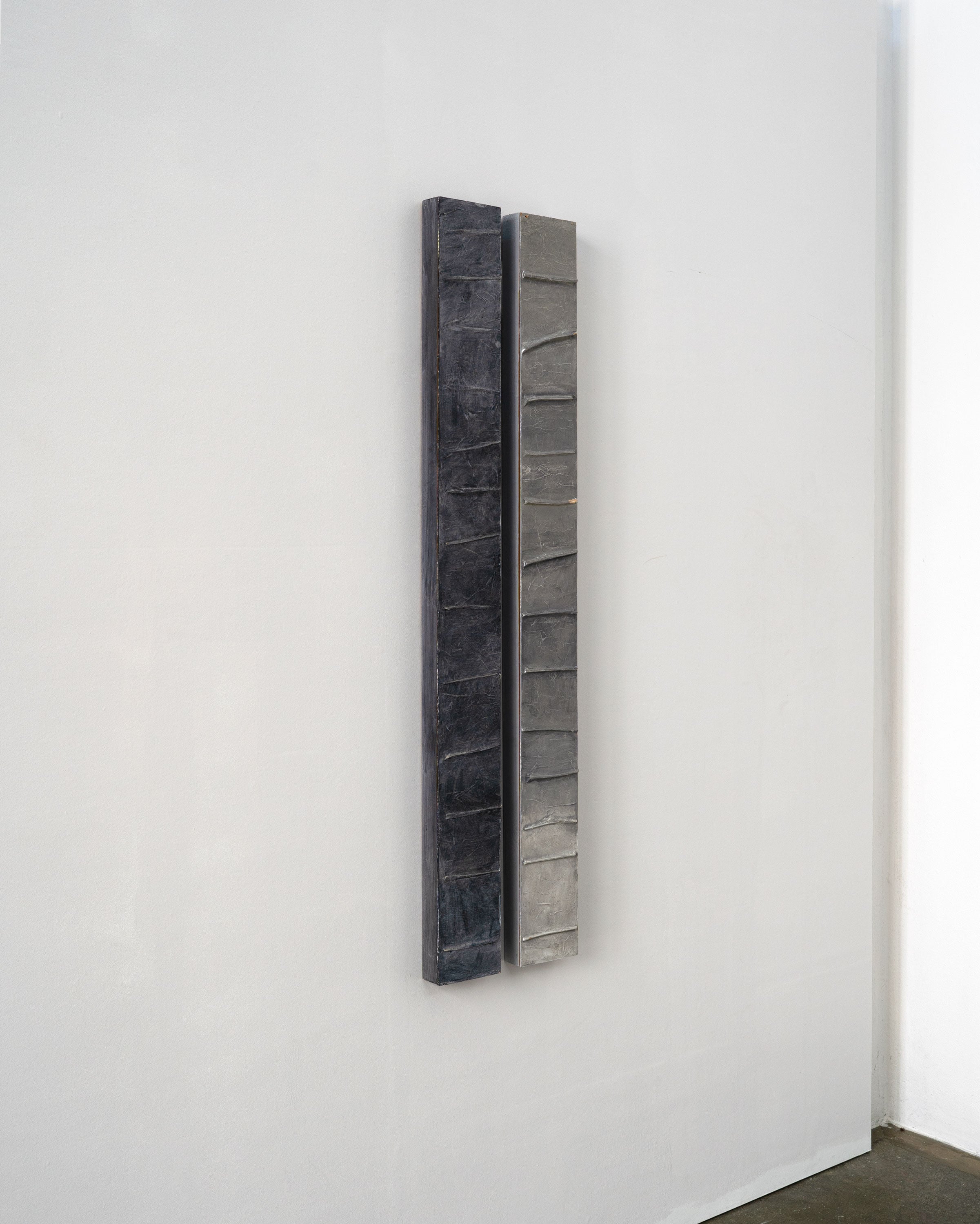 Abstract Composition Diptych, Mixed Media on Board
