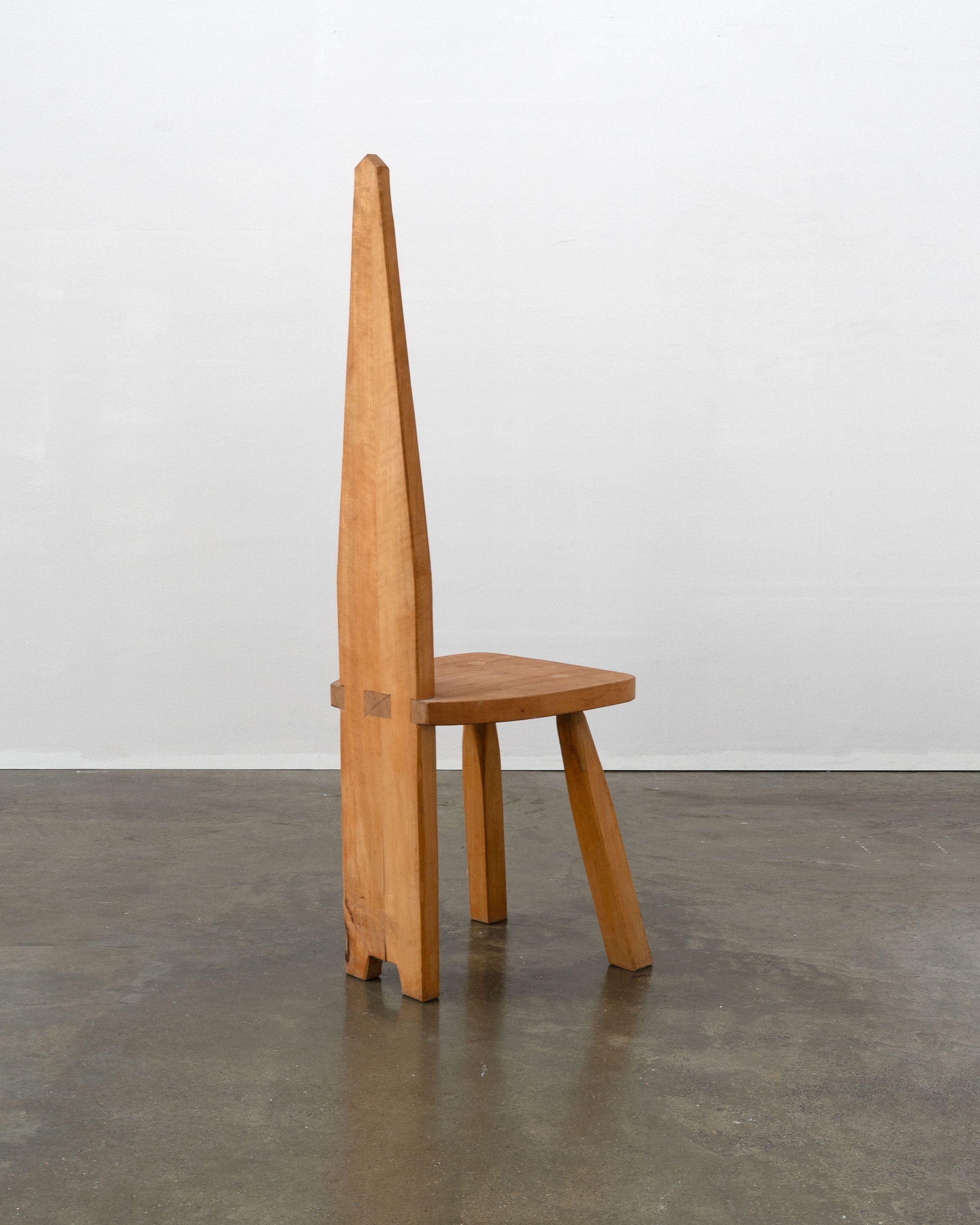 Brutalist High Back Chair