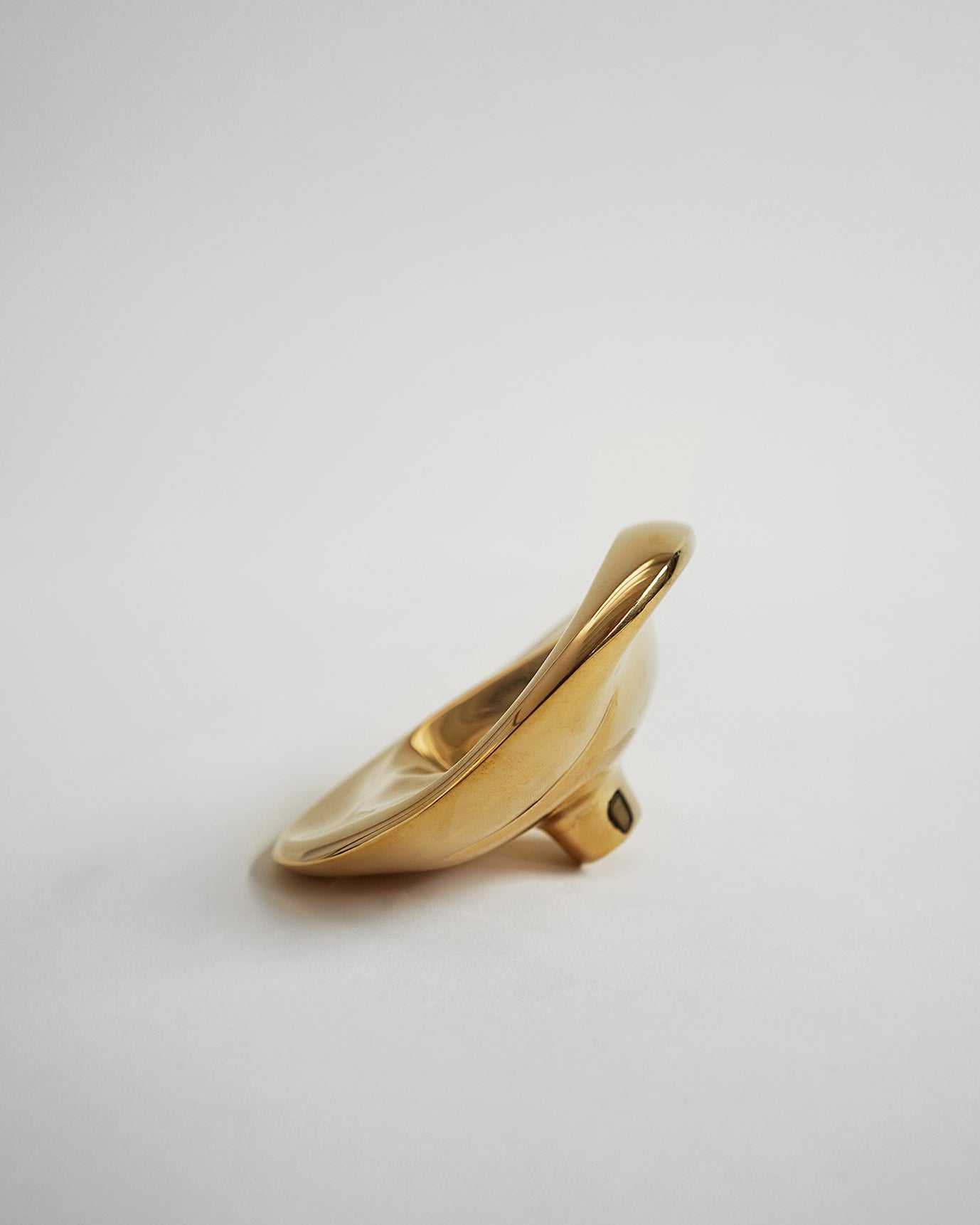Ripple Hook - Large - Brass