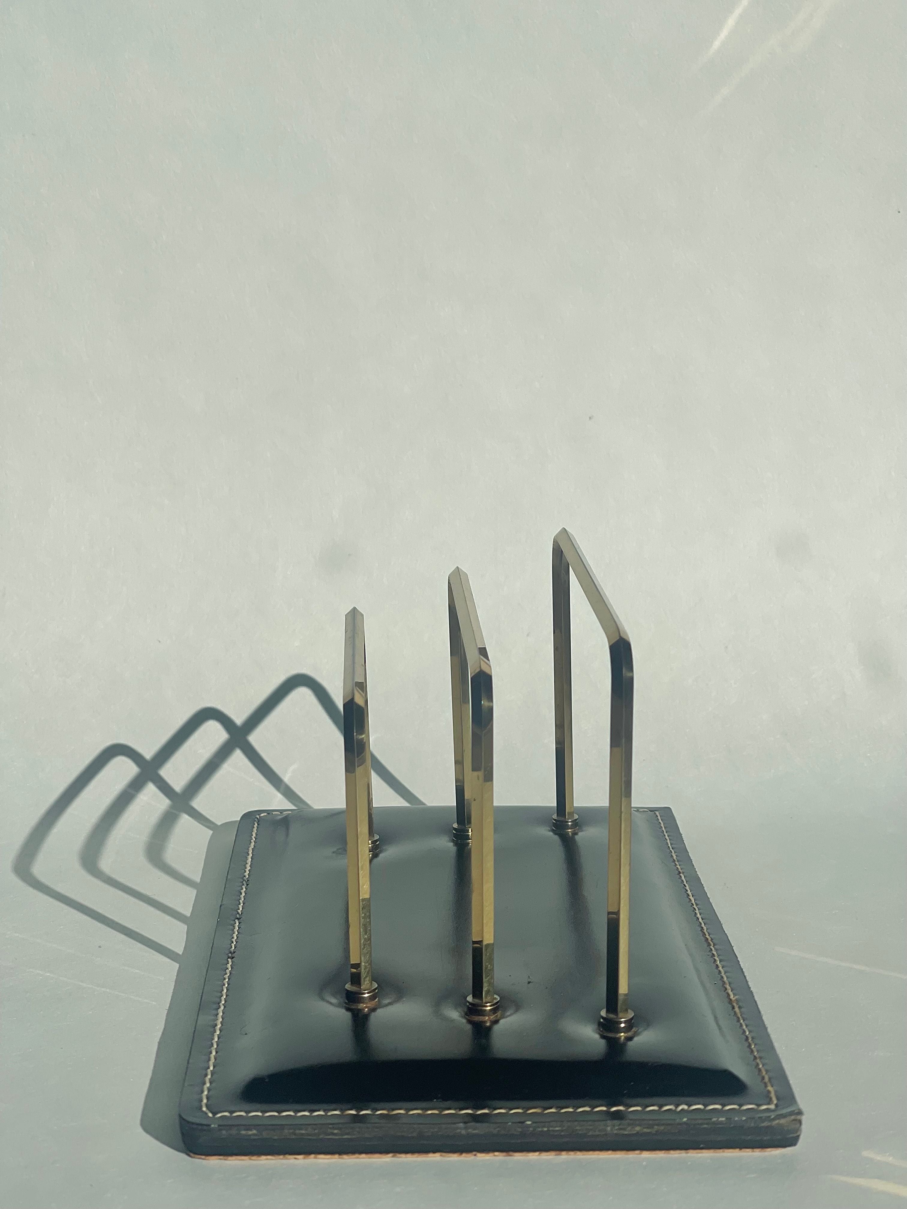 Jacques Adnet Style Letter Holder