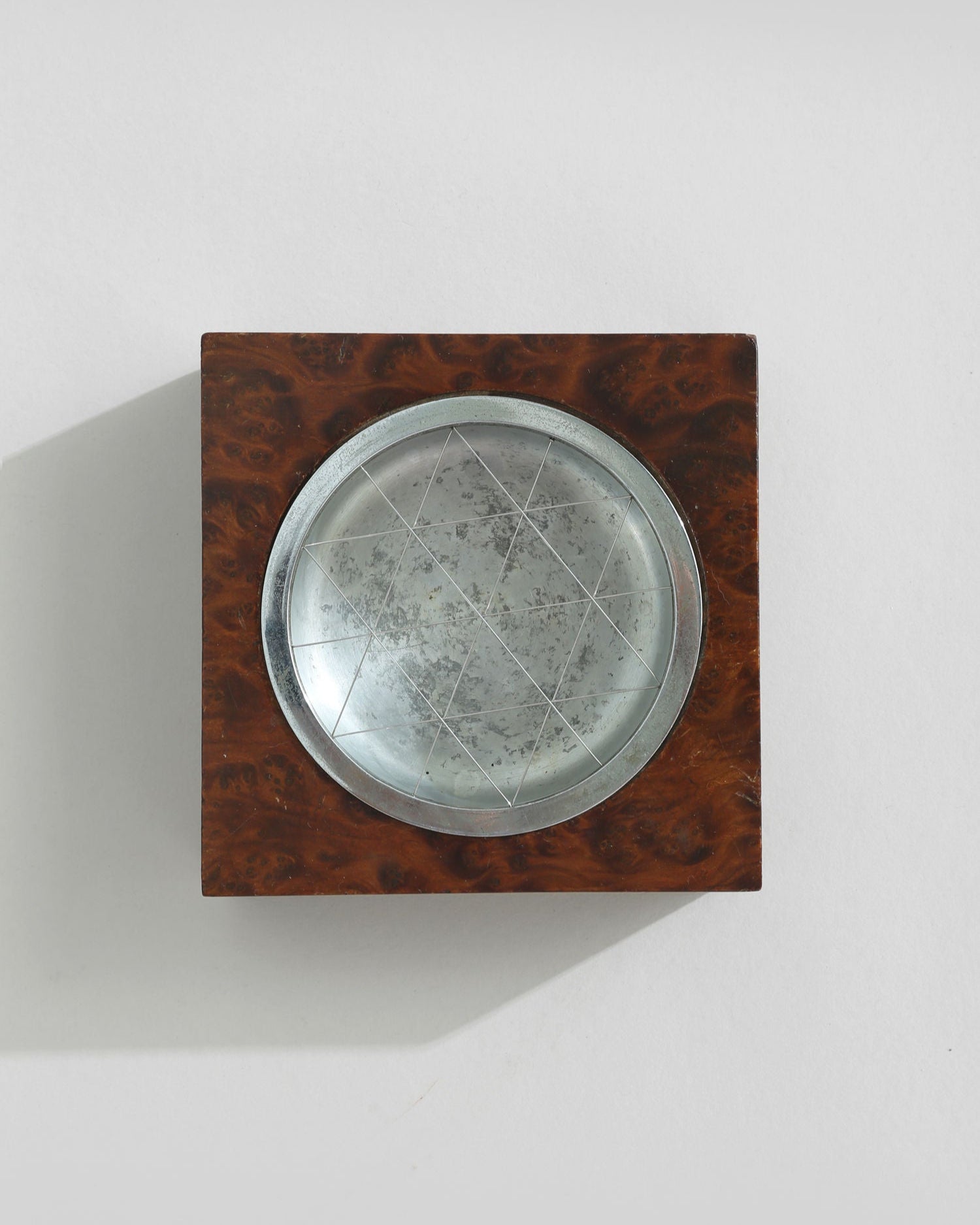 Burl Wood Mid-century Ashtray