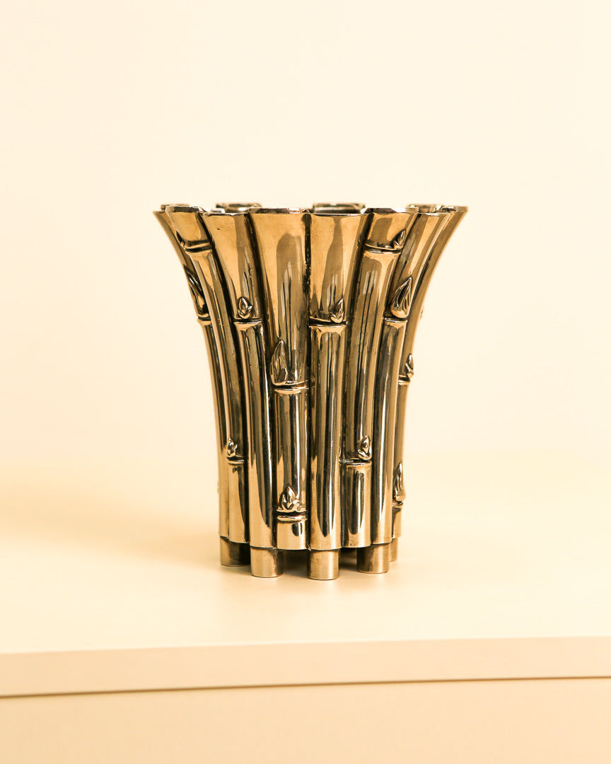 Italian Silver Plated Vase 60's