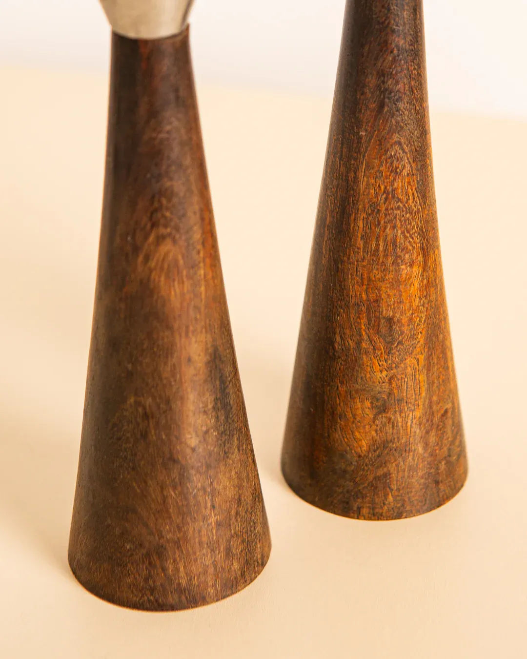 Pair of Brutalist Candleholders 60's