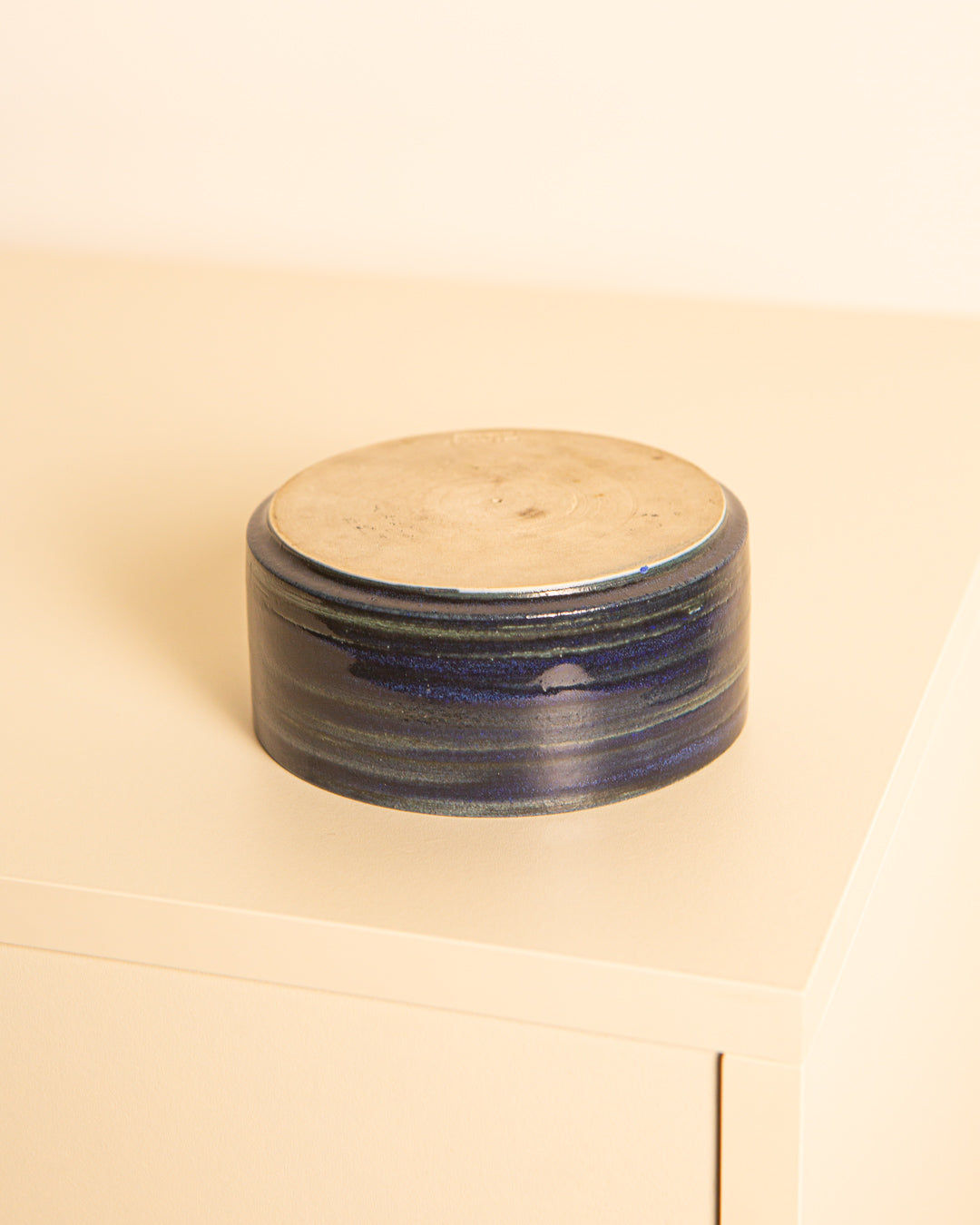 Italian Circular Ceramic Vide-poches 80's