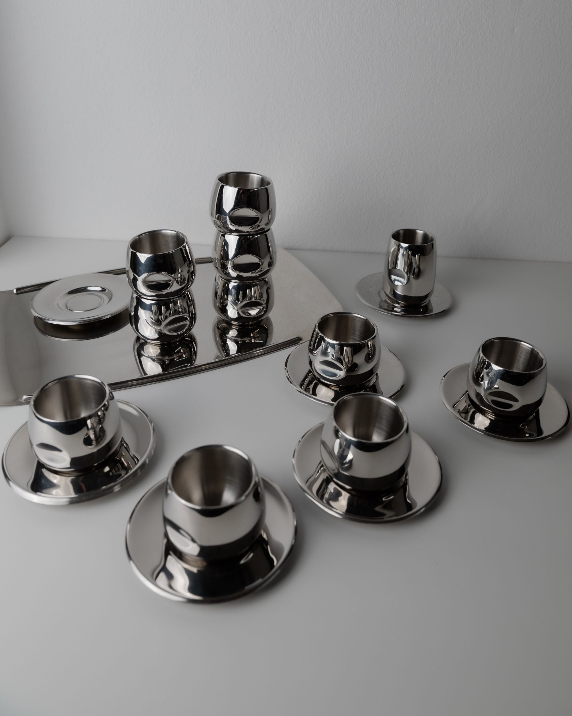 AMCステンレススチール セット Coffee set by AMC 70s by Bottega Jacobs | The Oblist