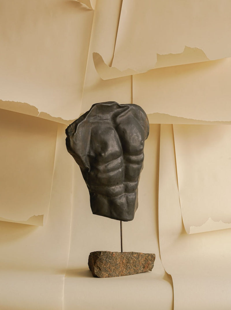 A realistic and detailed handcrafted defined torso sculpture XL product
