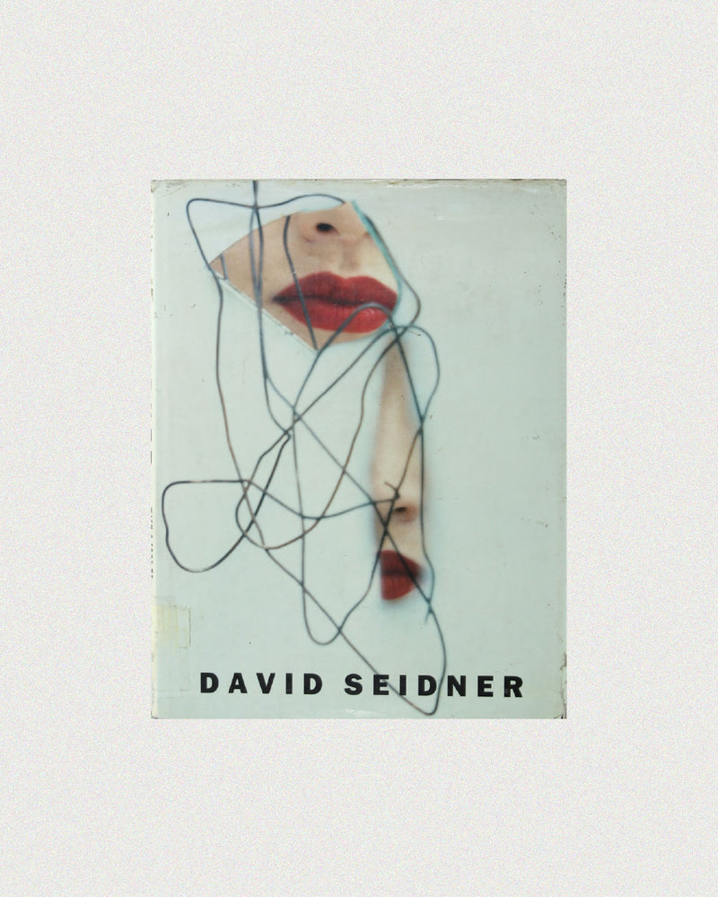 David Seidner photography book cover with abstract portrait artwork