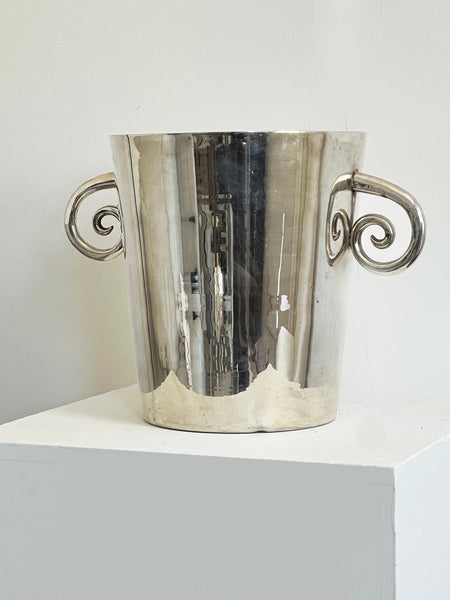 Grand seau à glace à vin et champagne en chrome Art Déco français, vers 1930 - En vente sur France Grand seau à glace à vin et champagne en chrome Art Déco français, vers 1930 - En vente sur France