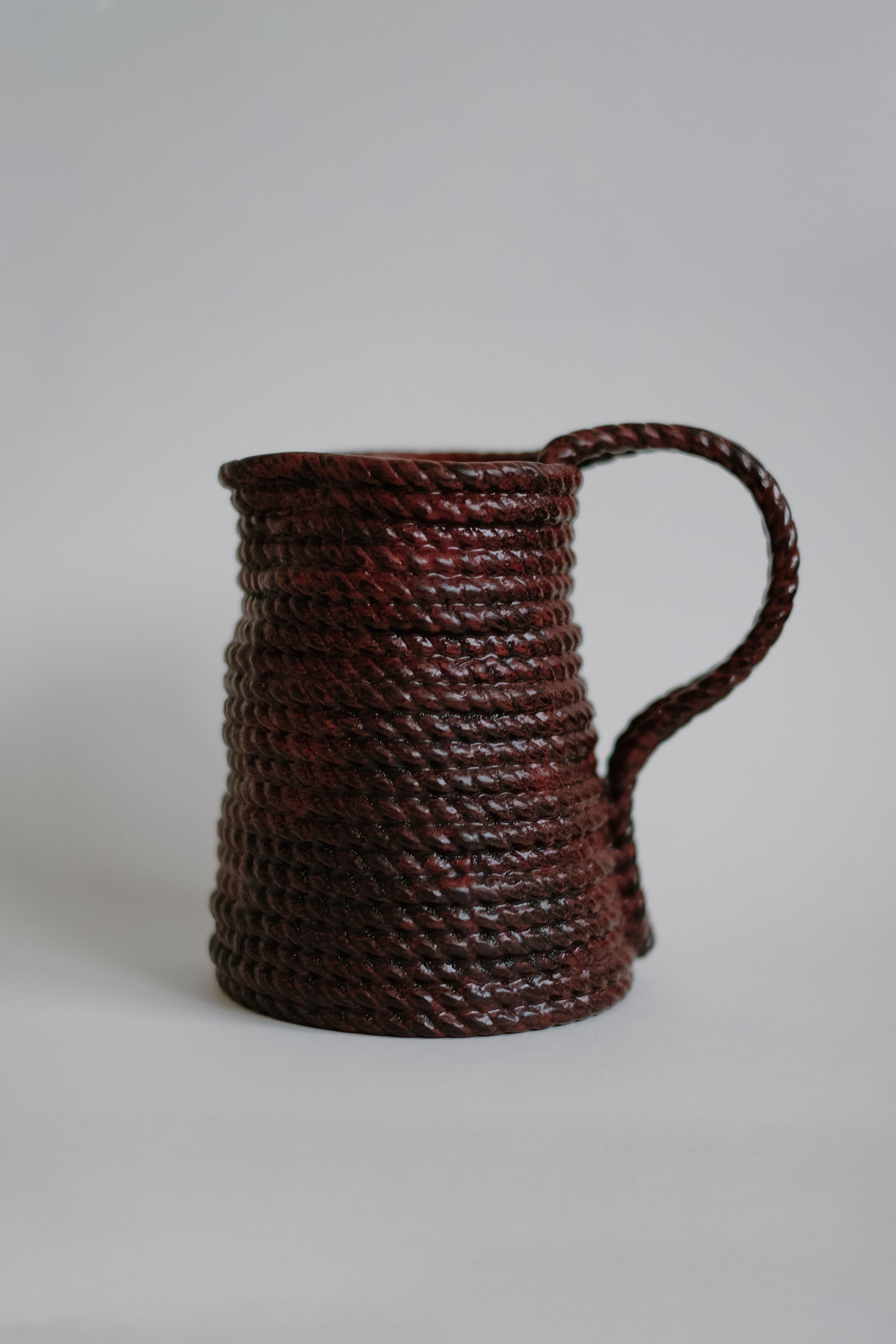 Handmade Burgundy Vase