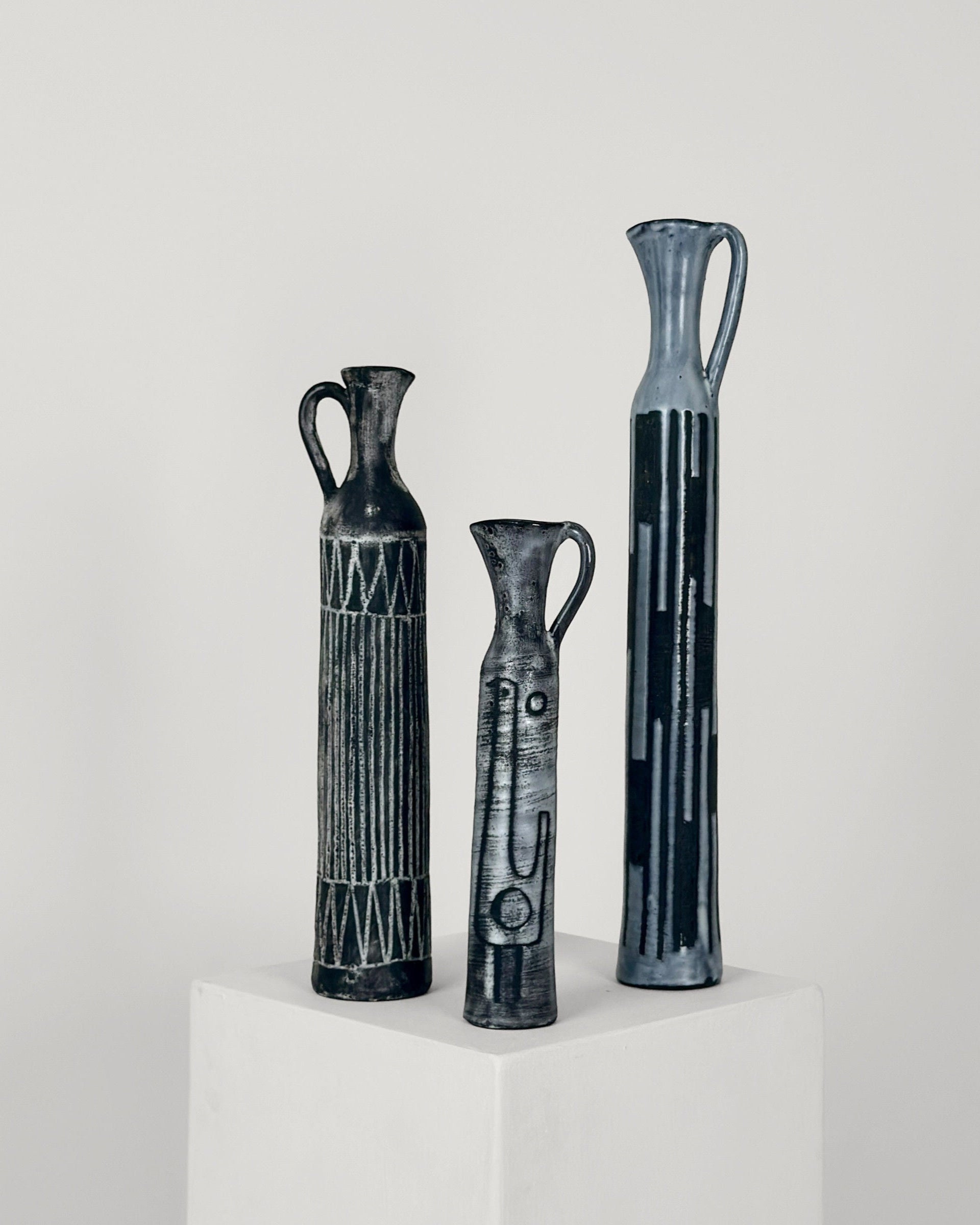 Large Ceramic Bottle by Jacques Pouchain