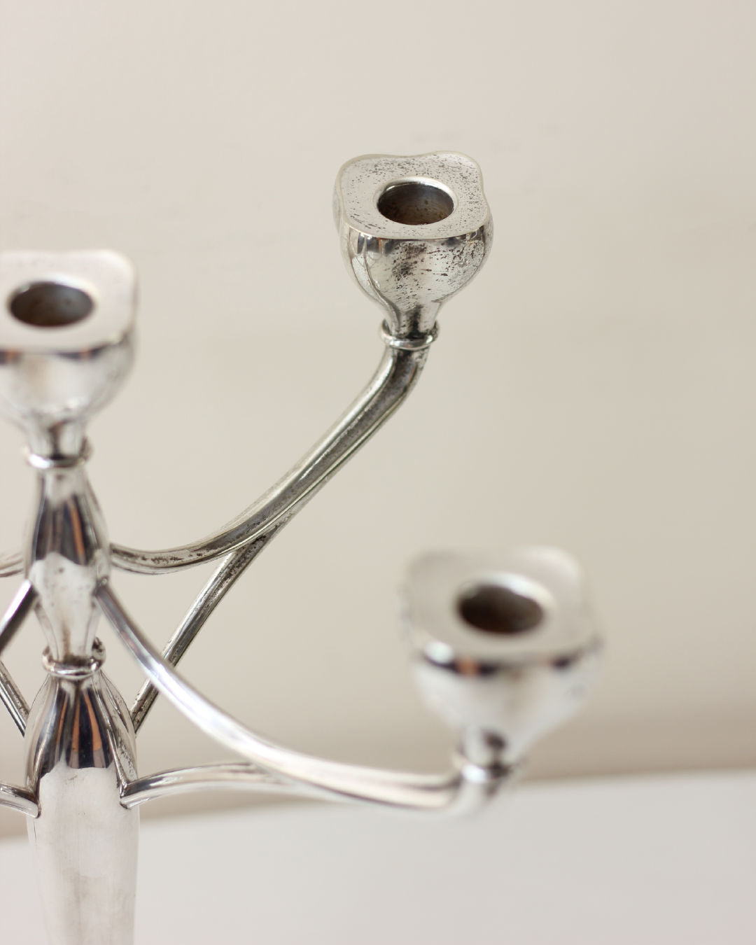 Nickel Silver Candleholder