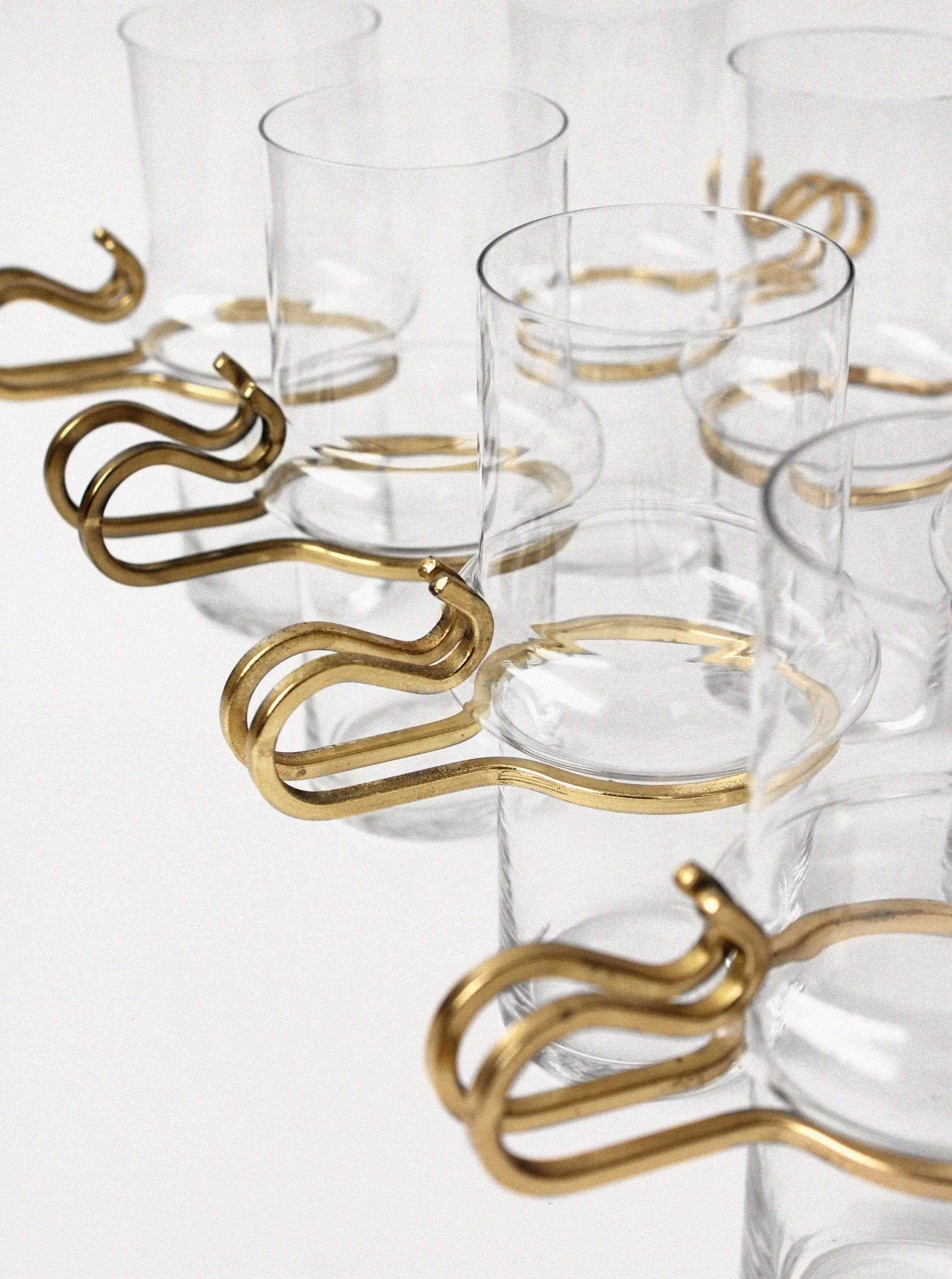 Börge Lindau & Lindekrantz Orrefors Drinking Glasses Set