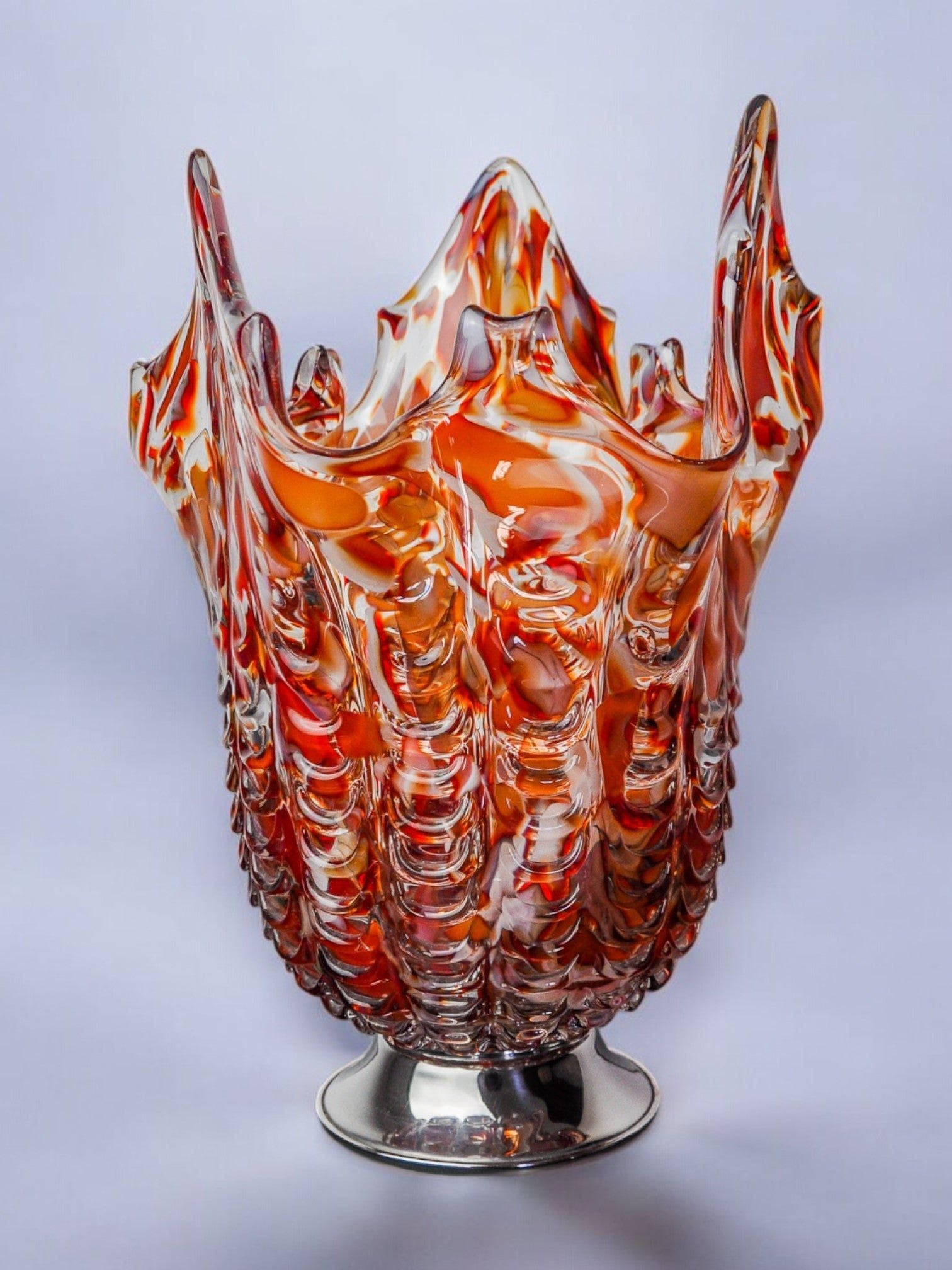 Seguso Vase in Murano Glass, Italy, 1960s