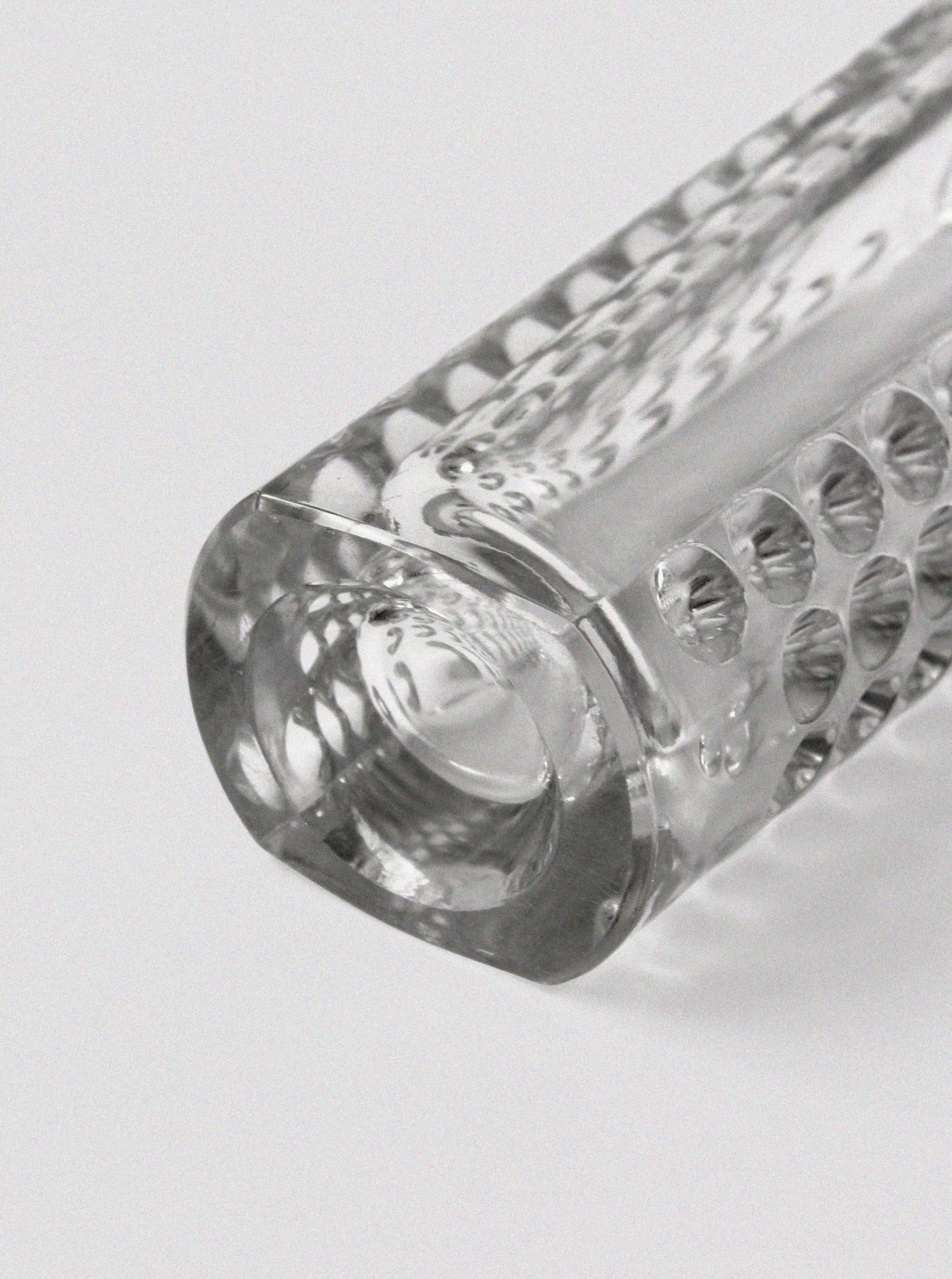 Crystal Glass Vase by Rudolf Jurnikl