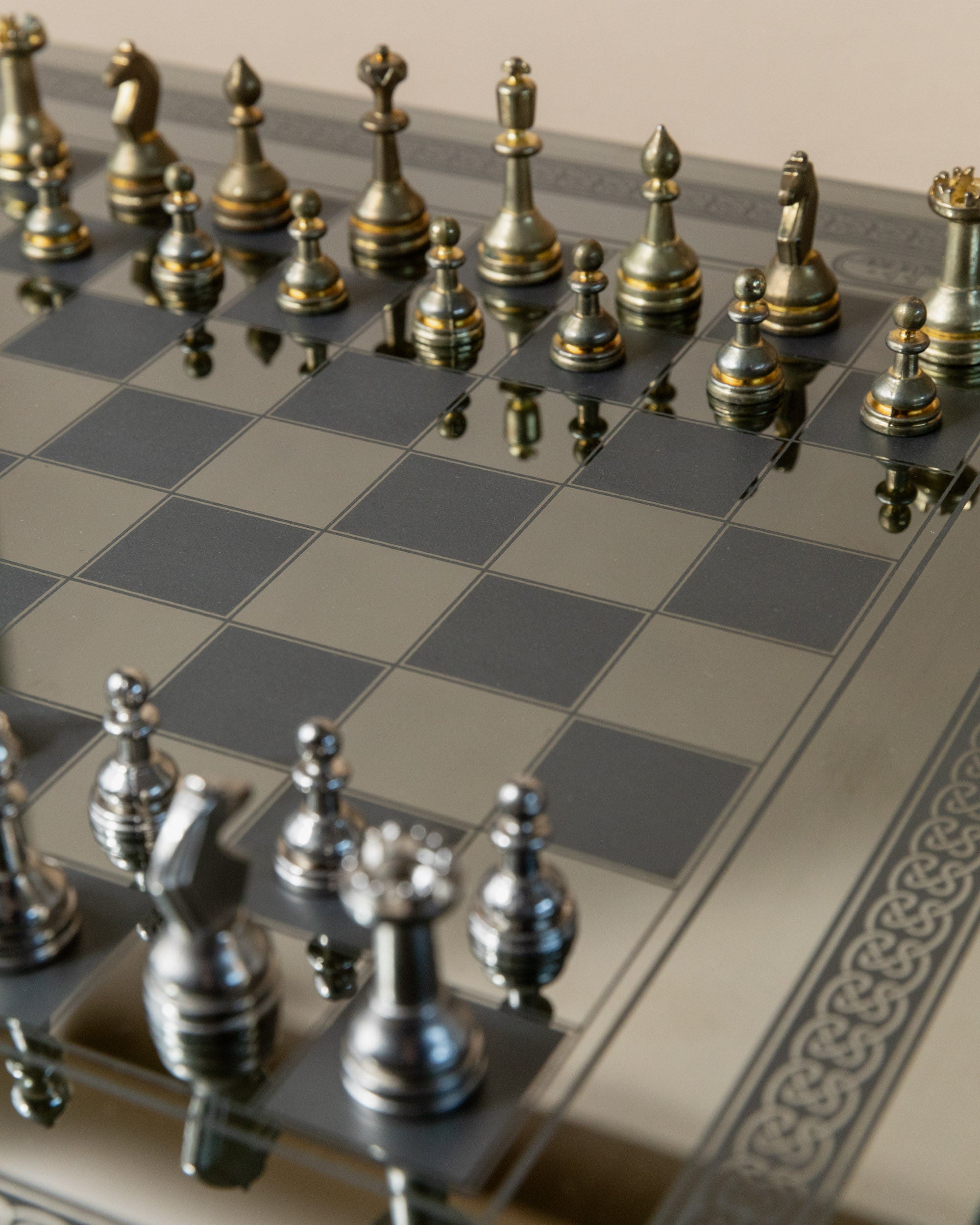 Mirrored Chessboard by Bartoletti, Italy 1980s