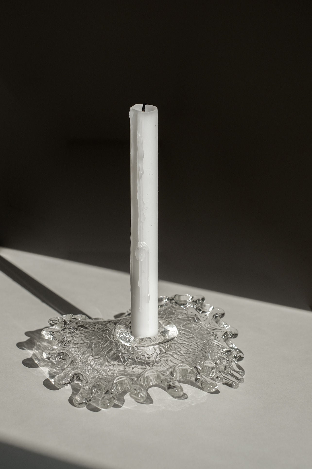 Glass Candle Holder