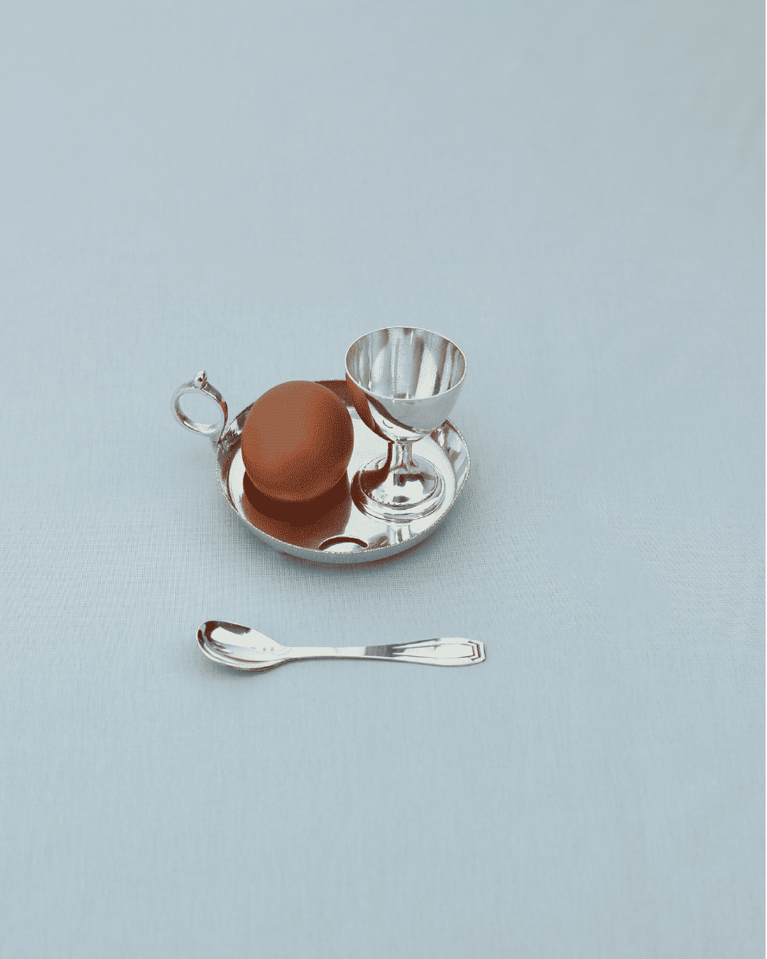 Coquetier avec Plateau et Poignée