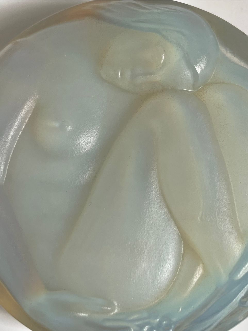 Presse-papiers en verre Art Déco