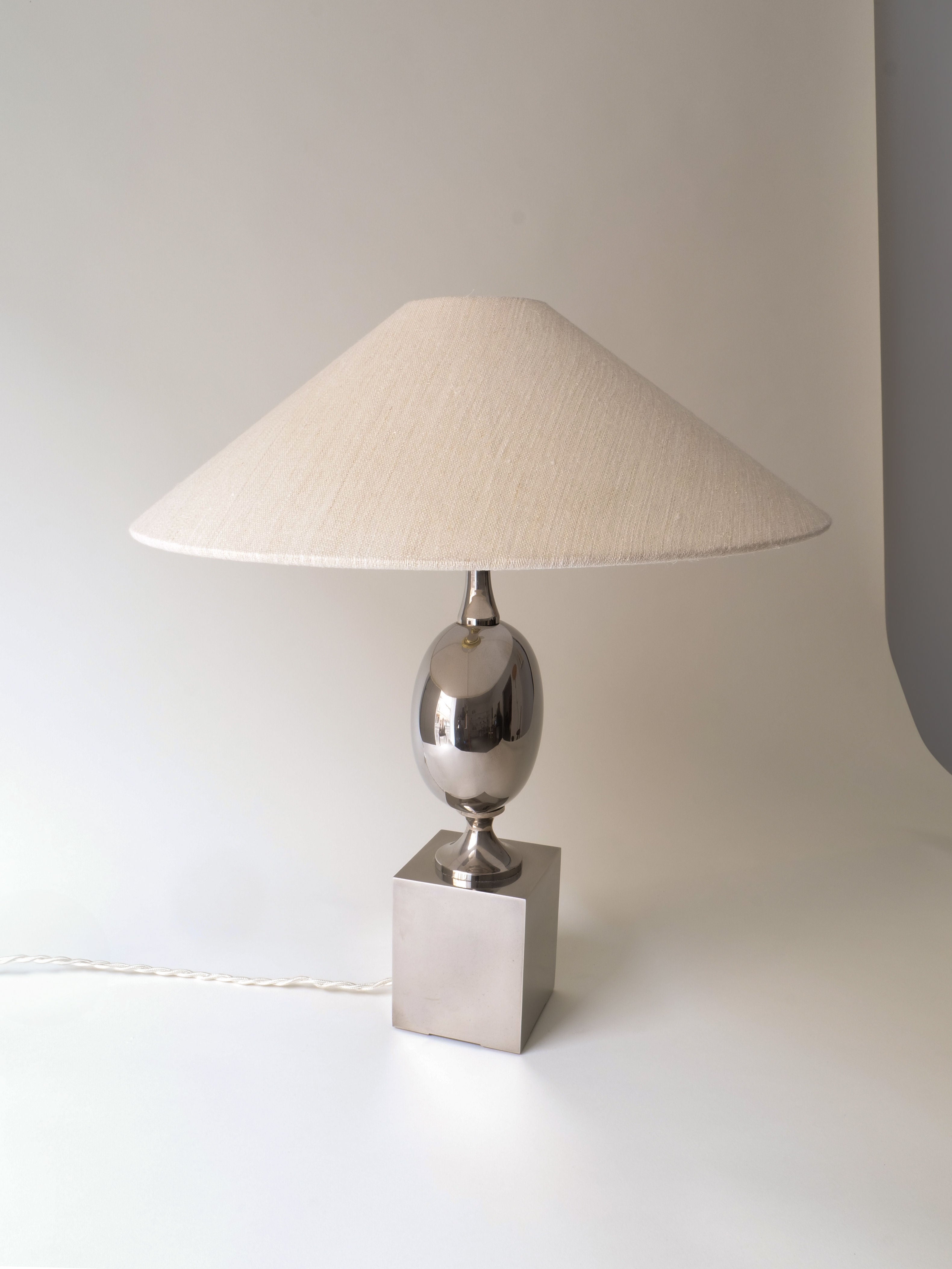 Barbier Chrome Table Lamp