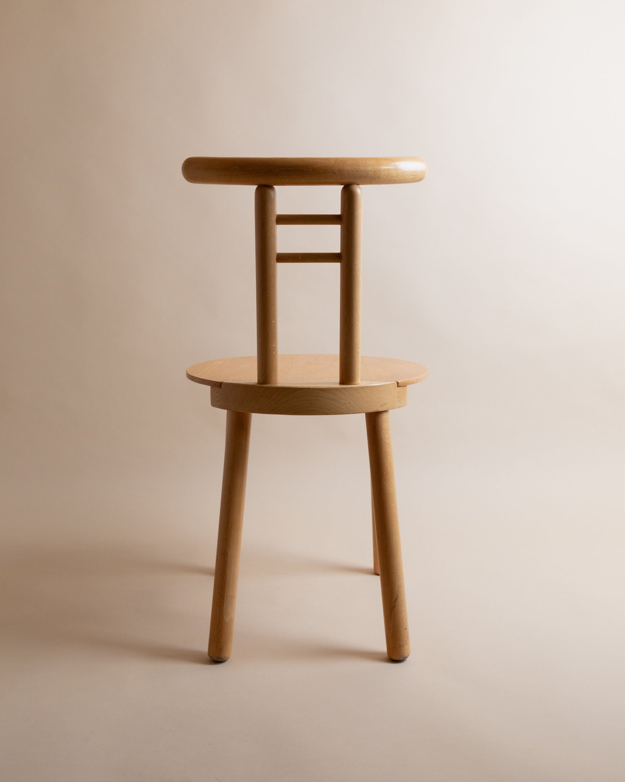 Wooden Chair, Italy 1980s