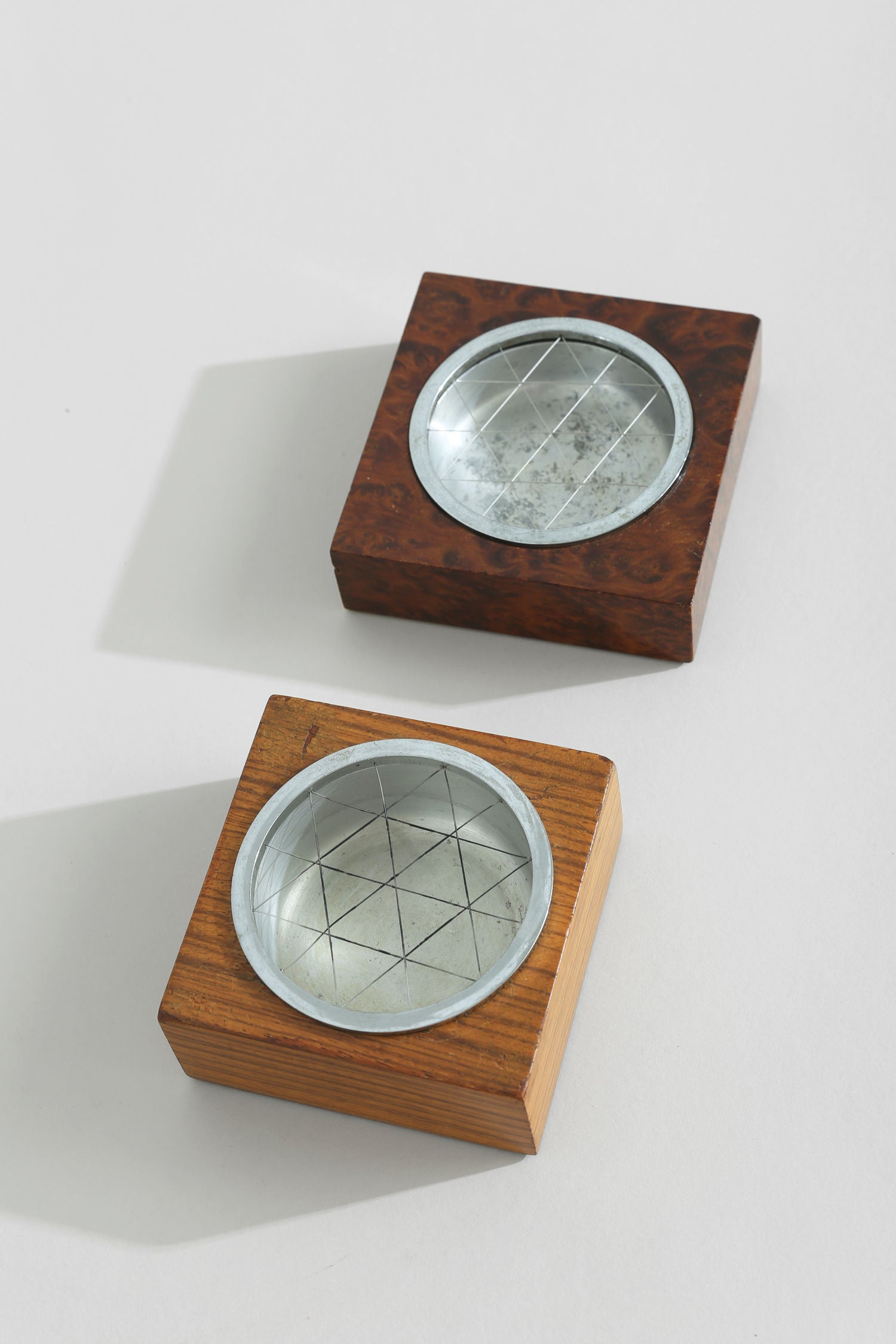 Burl Wood Mid-century Ashtray