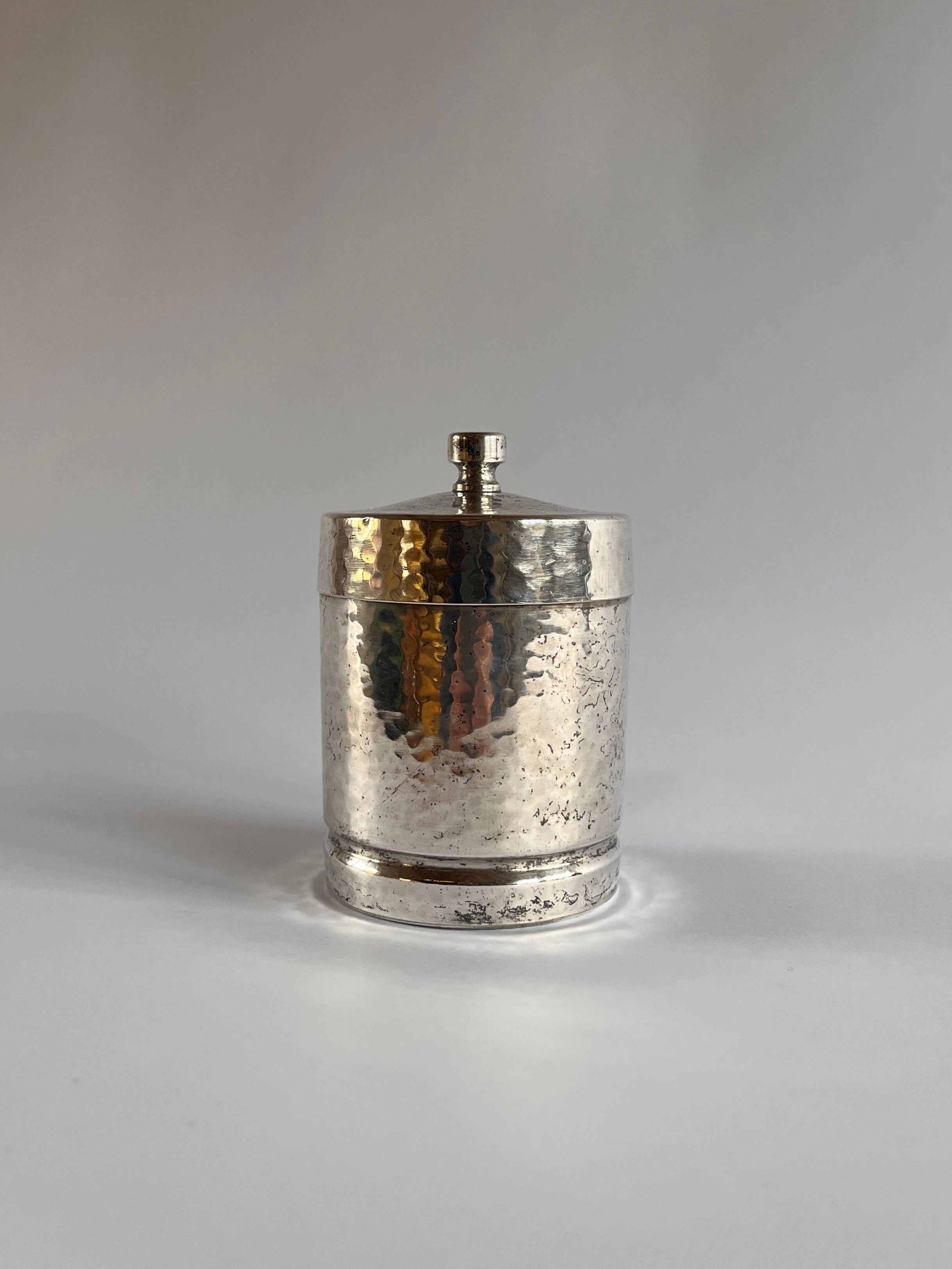 Art Deco Hammered Pewter Box by Gero.