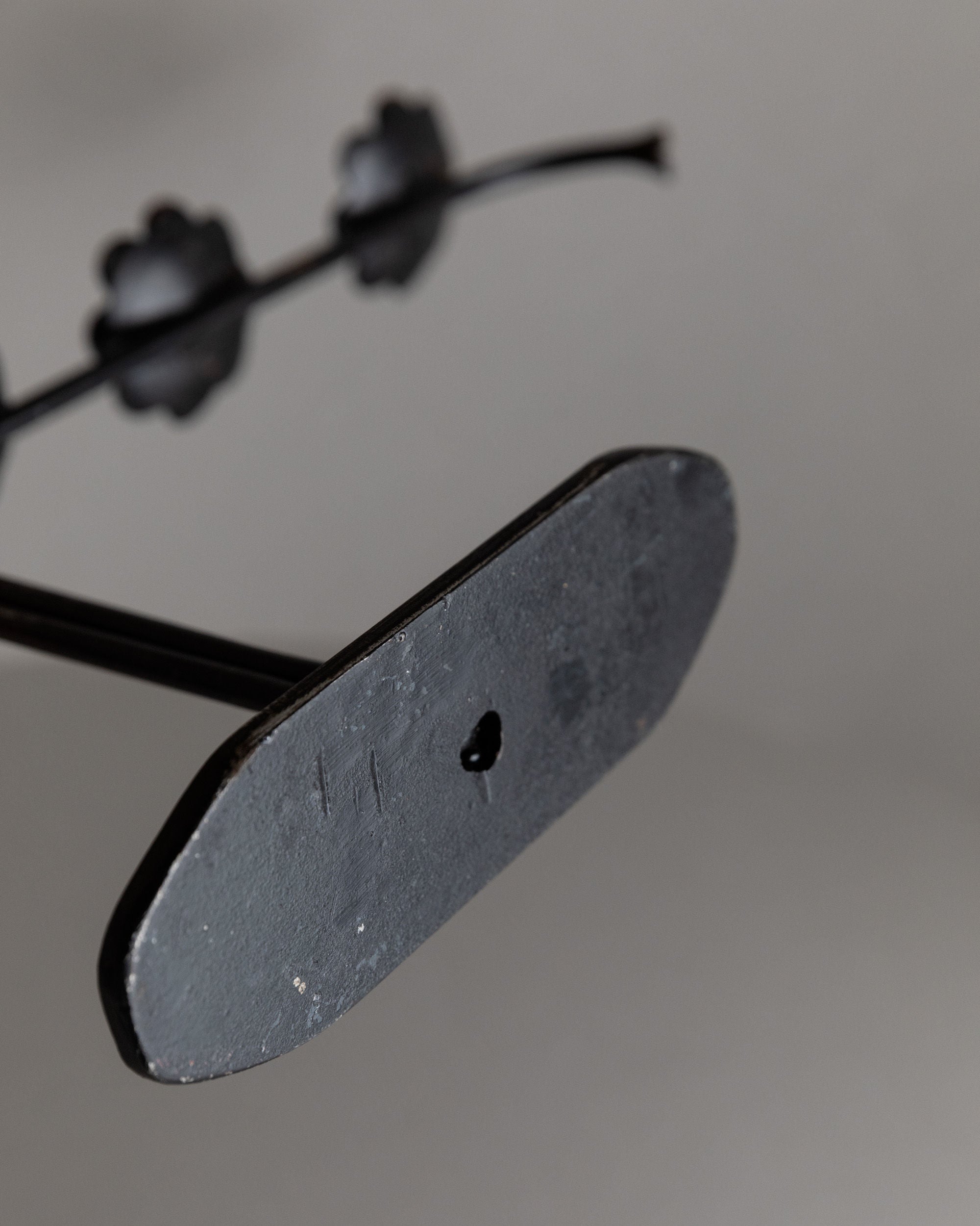 Iron Candleholder, Italy 1960s