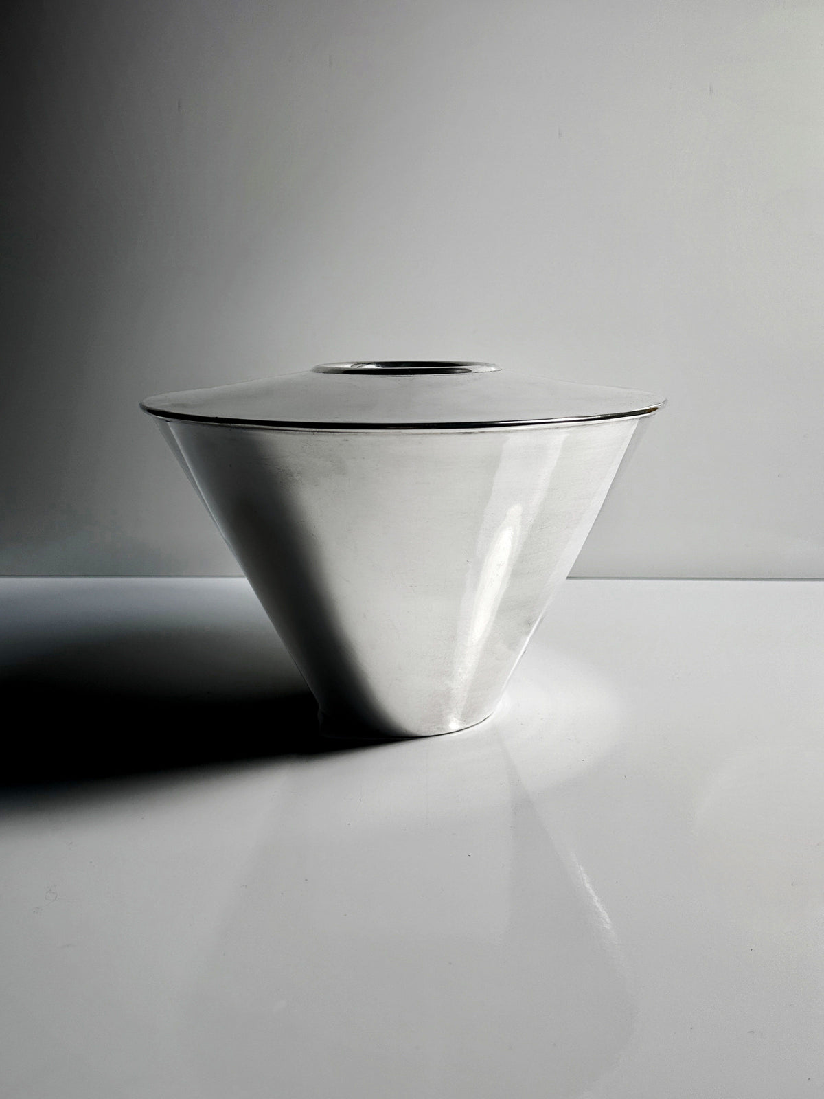 Heavy Silver-Plated Vase by Dodo Vintage