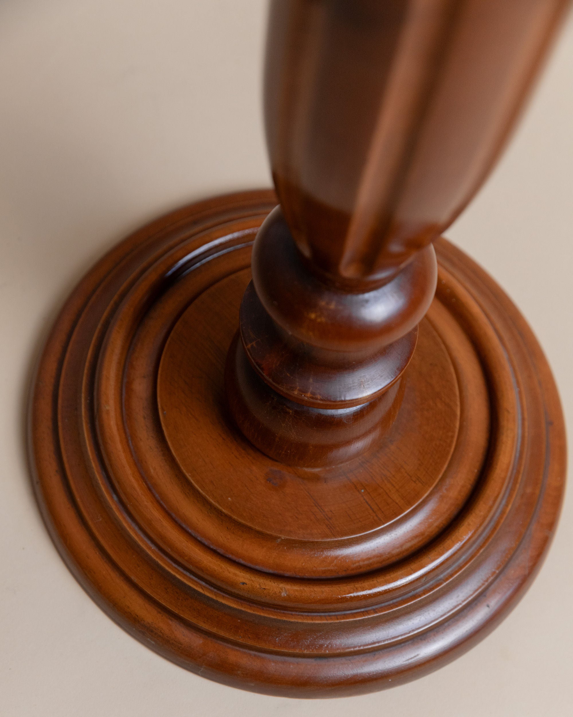 Wooden Stand, Column, Italy 1960s,