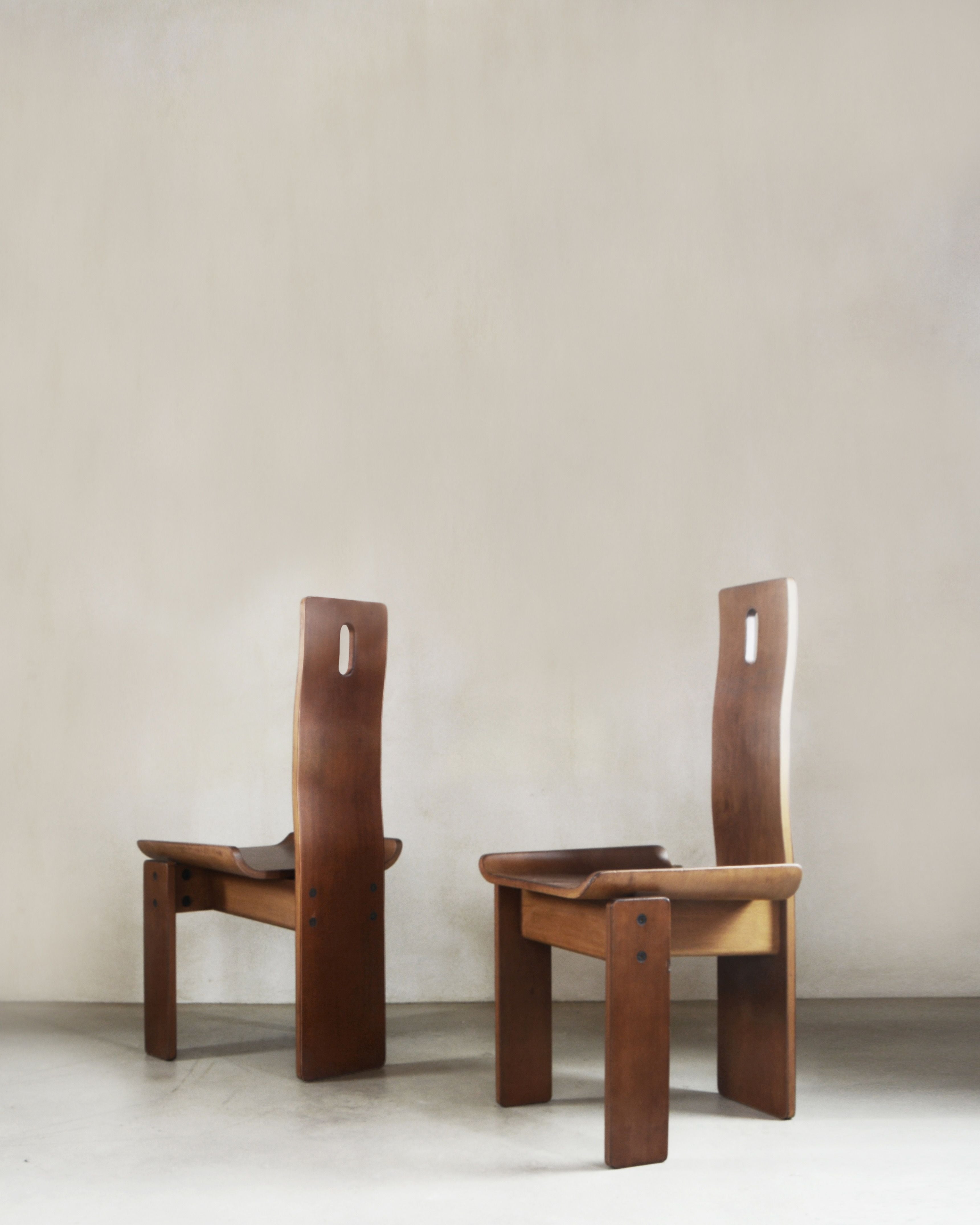 Diago Chairs by Edoardo Landi for Nikol International, 1970s, Set of 4