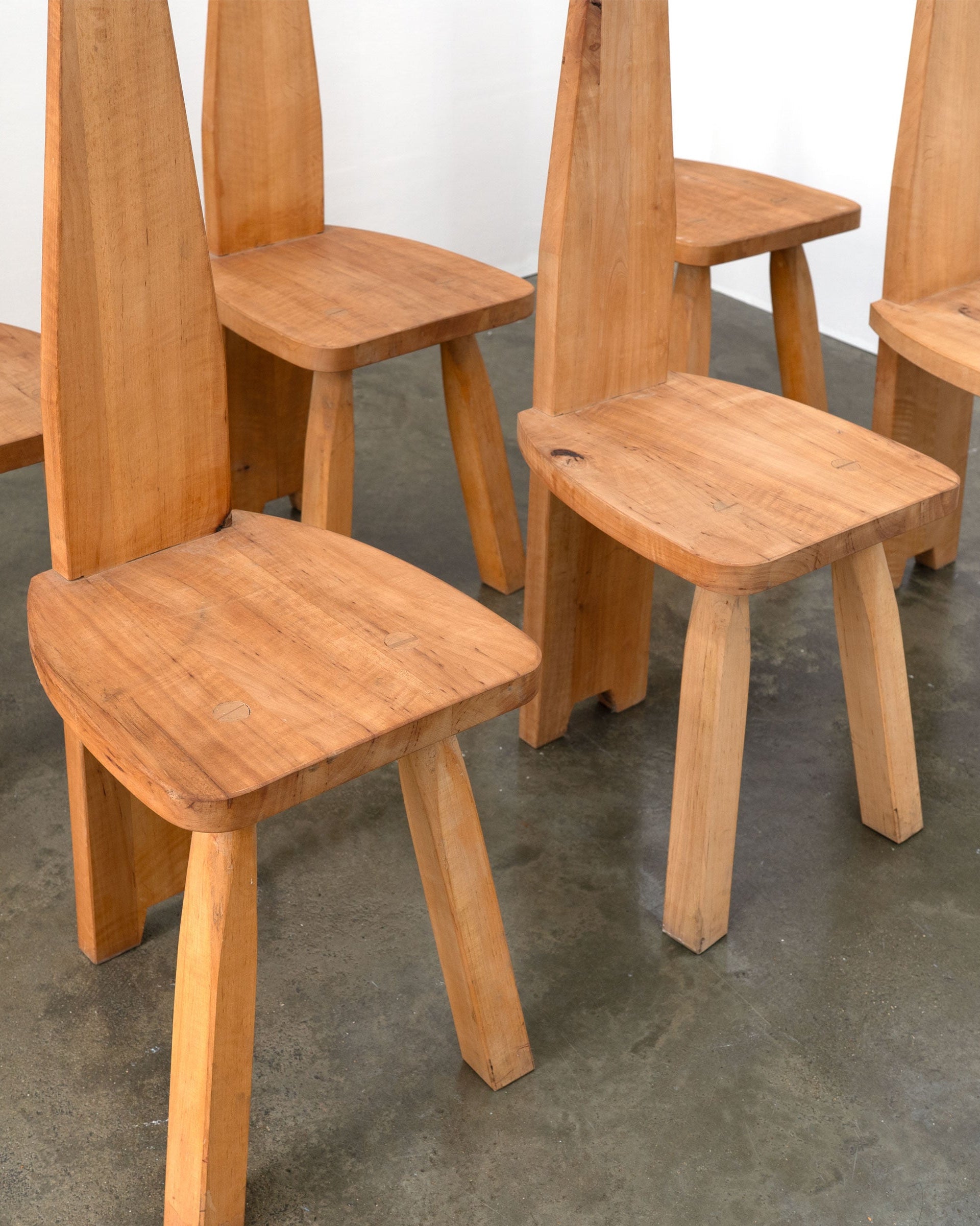 Brutalist High Back Chair