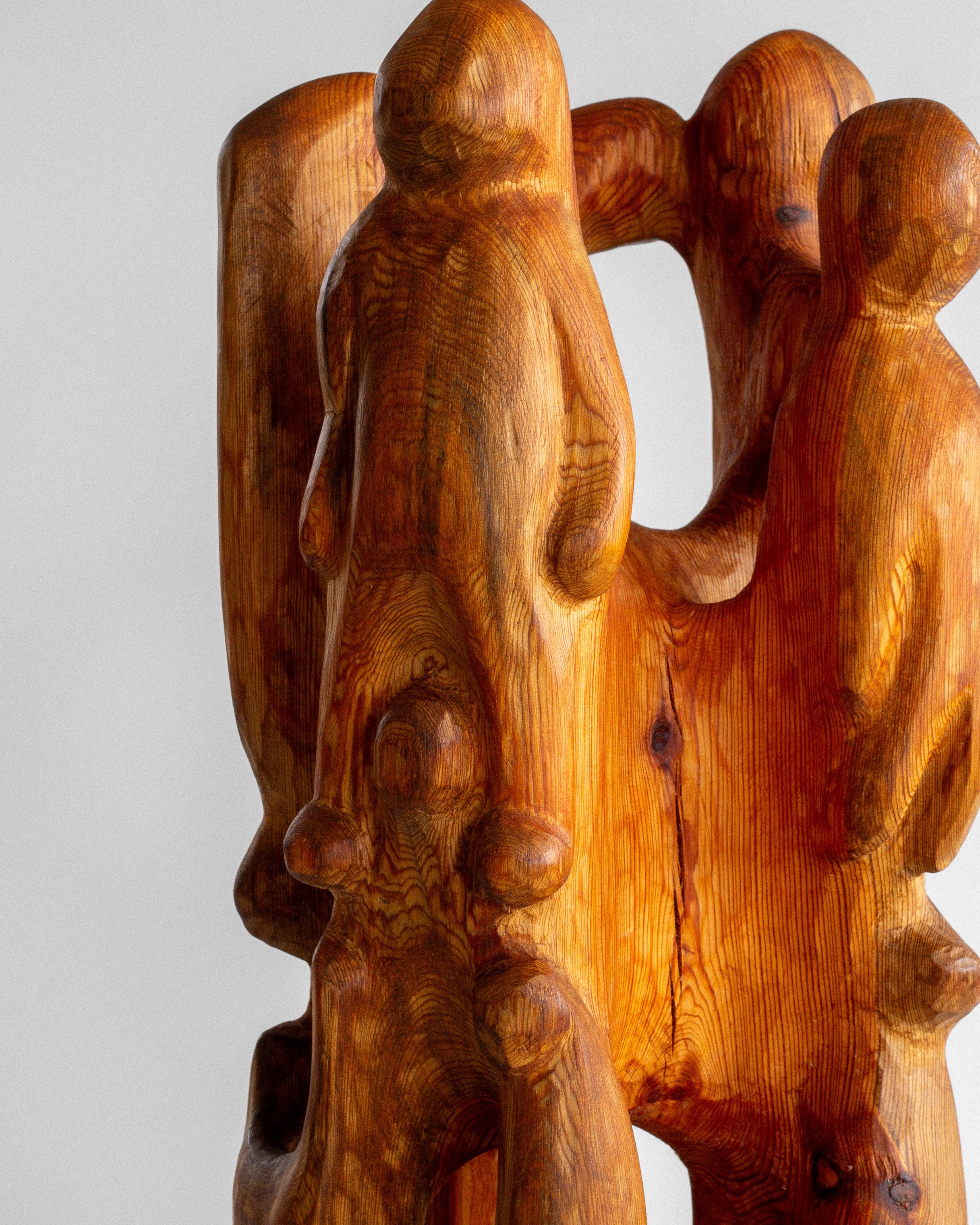 Large Wooden Sculpture by Jean-Maurice Steiner, 2007