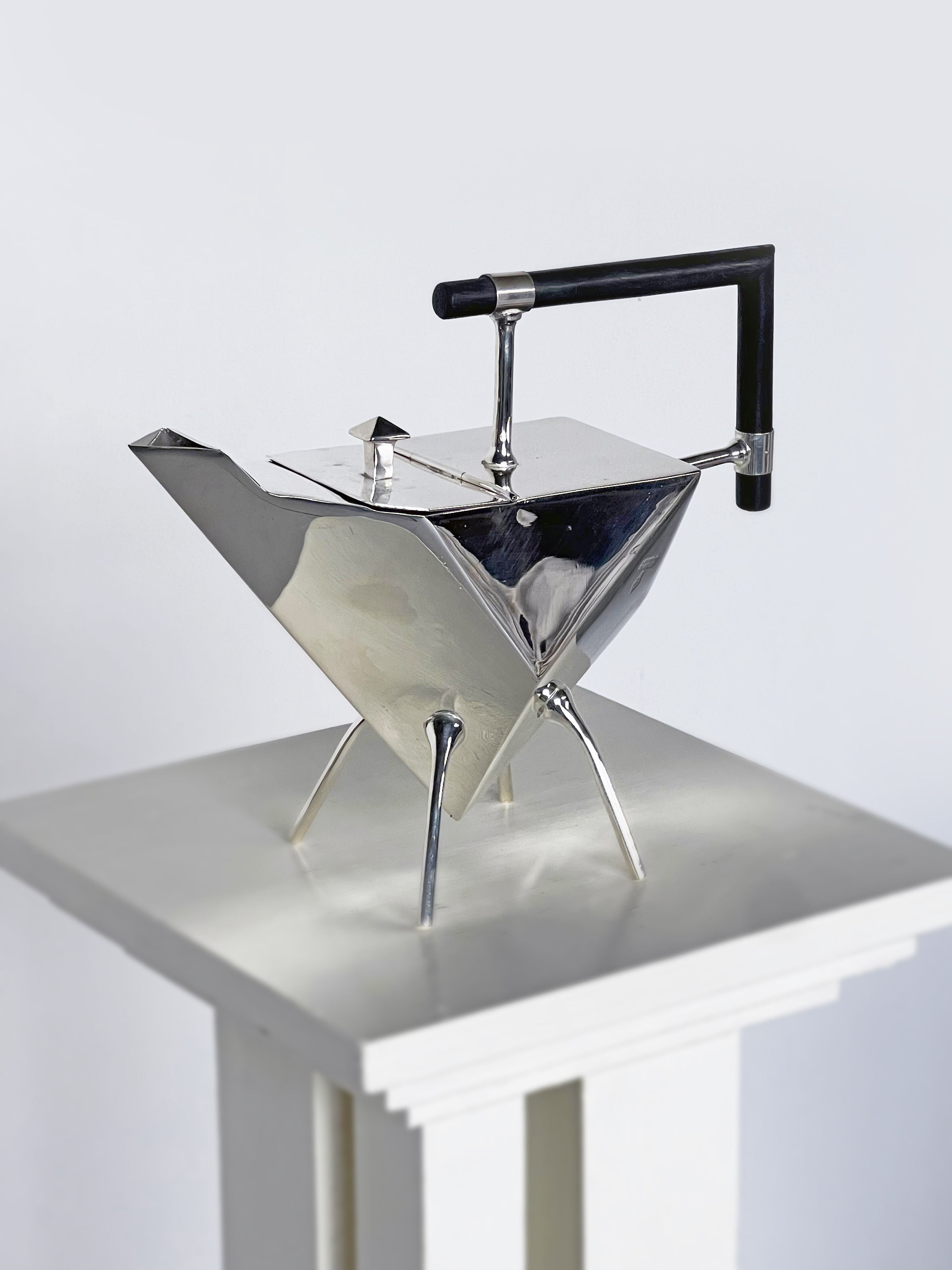 Christopher Dresser Ornate Faceted Teapot